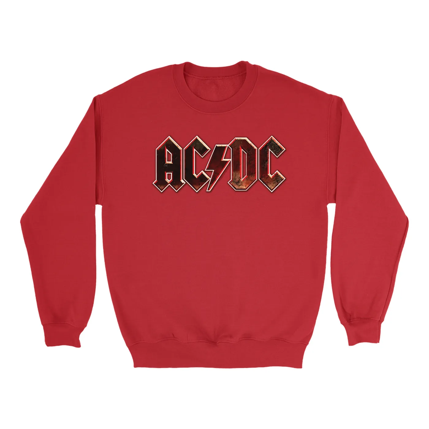 AC/DC Sweatshirt | Live At River Plate Metallic Logo ACDC Sweatshirt