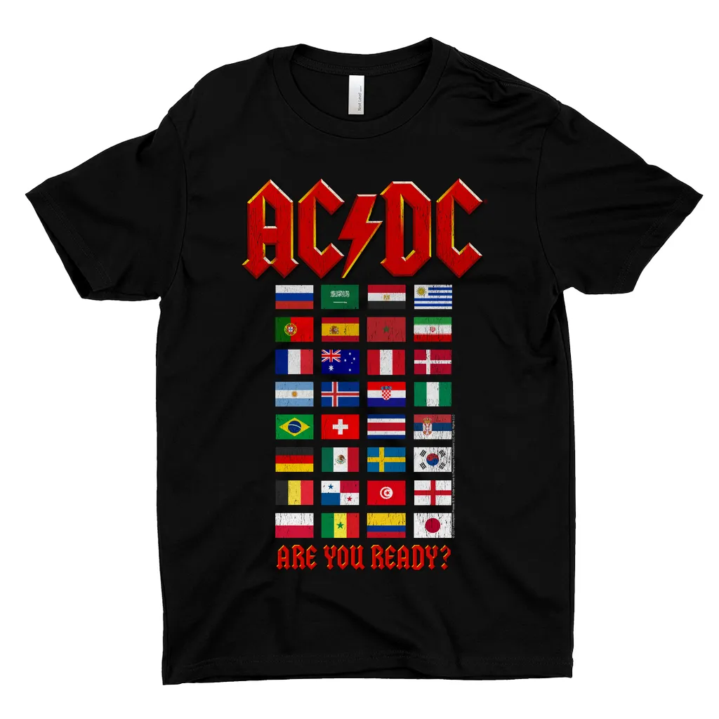 T-Shirt | Are You Ready Tour Destination Flags Shirt