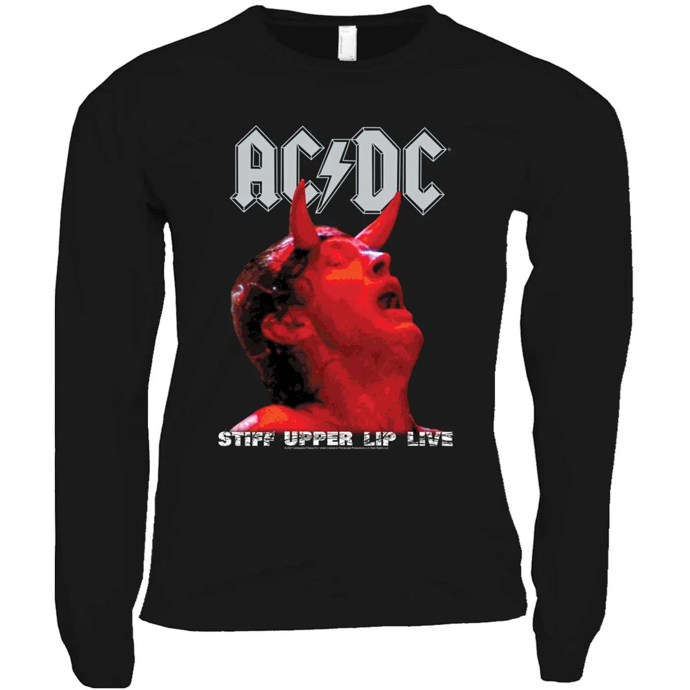 AC/DC Long Sleeve Shirt | Stiff Upper Lip Live Album Cover Art ACDC Shirt