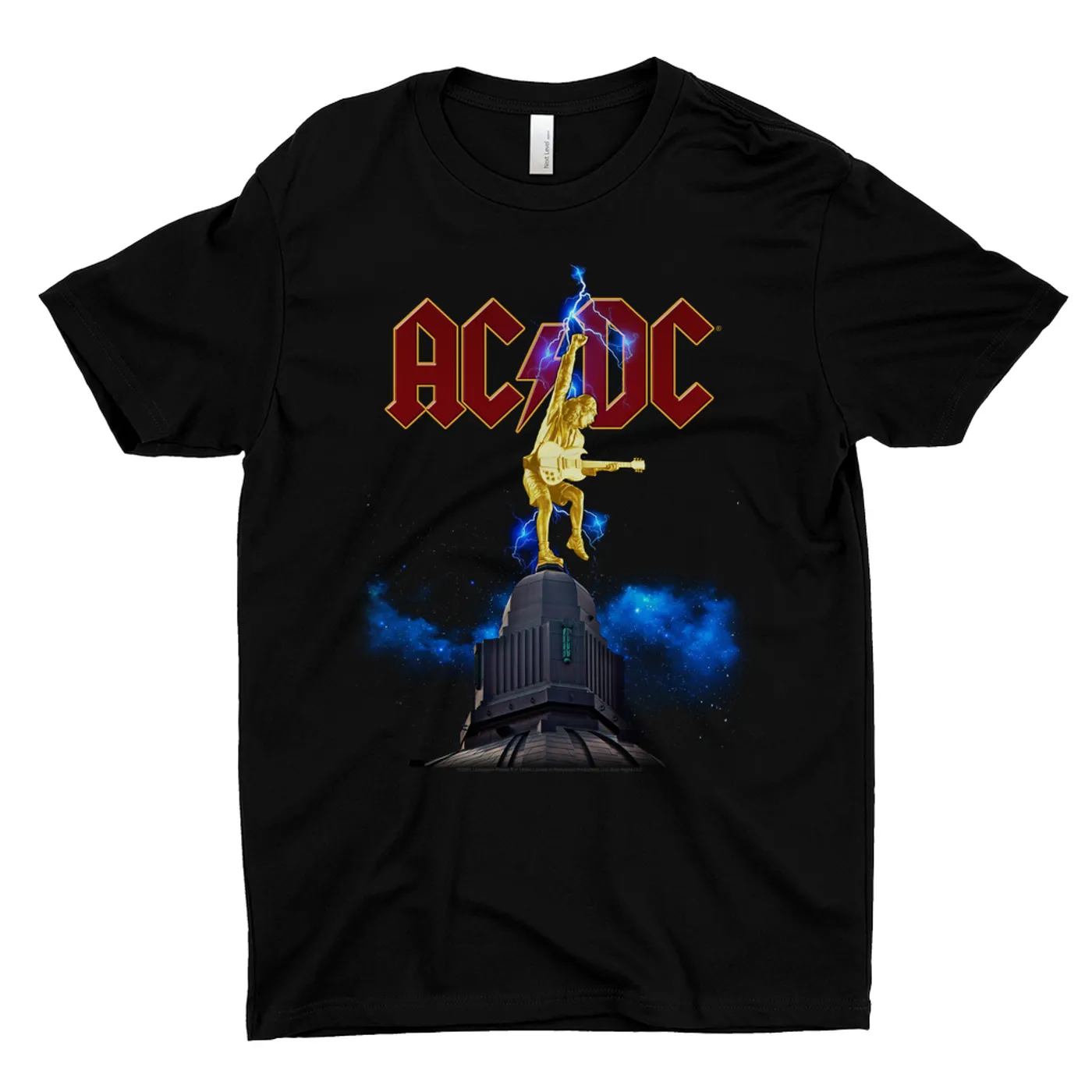 AC/DC T-Shirt | Angus Young Thunder Statue Design ACDC Shirt