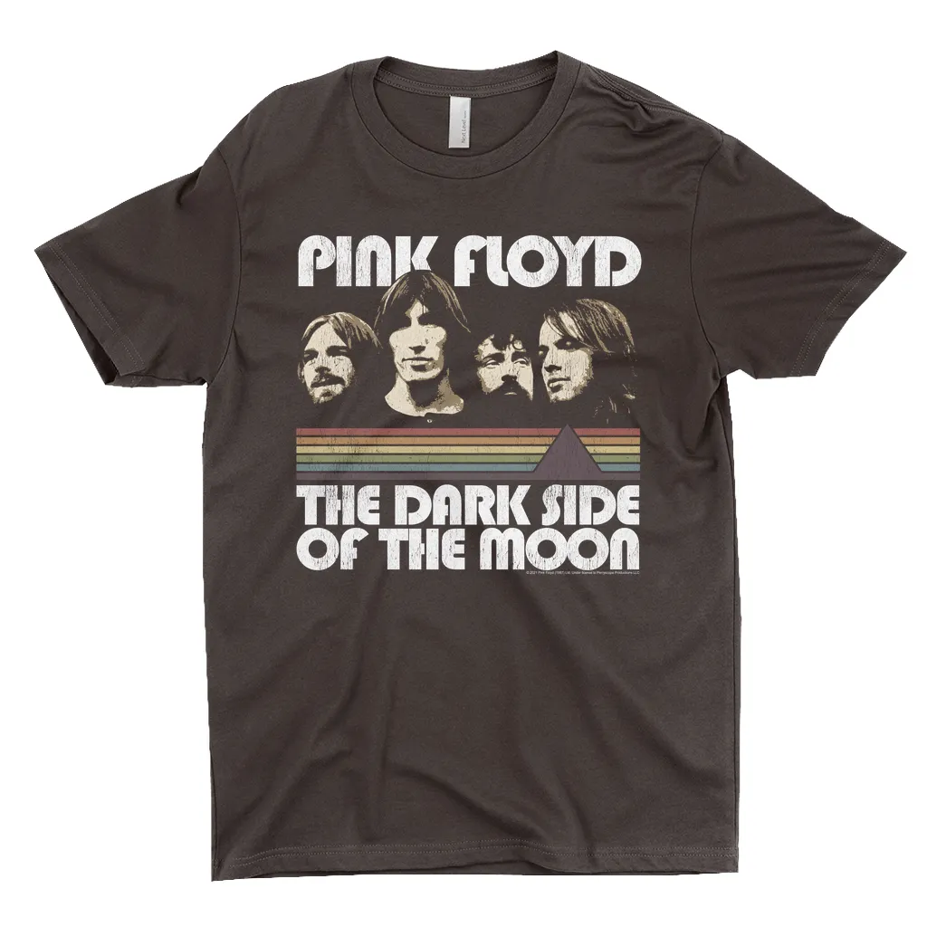 T-Shirt | Dark Side Of The Moon Retro Design Distressed Shirt