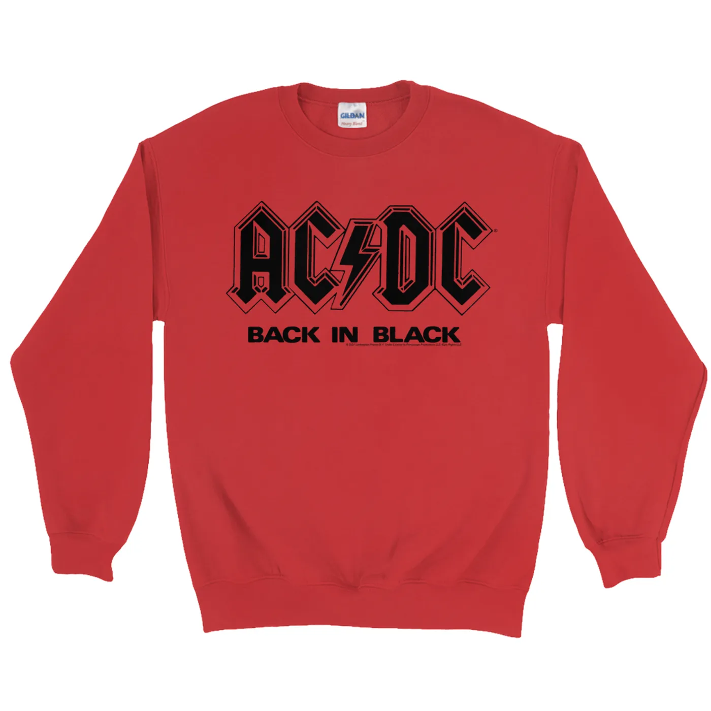 AC/DC Sweatshirt | Back In Black Back In London Image ACDC Sweatshirt