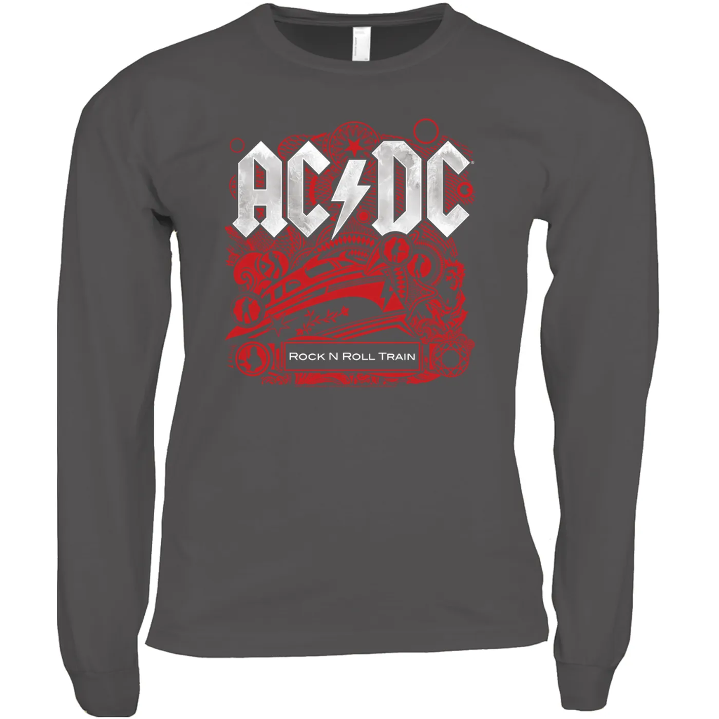 AC/DC Long Sleeve Shirt | Rock And Roll Train Album Cover Design ACDC Shirt