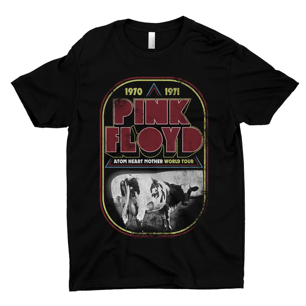 T-Shirt | Atom Heart Mother World Tour Design Distressed Shirt