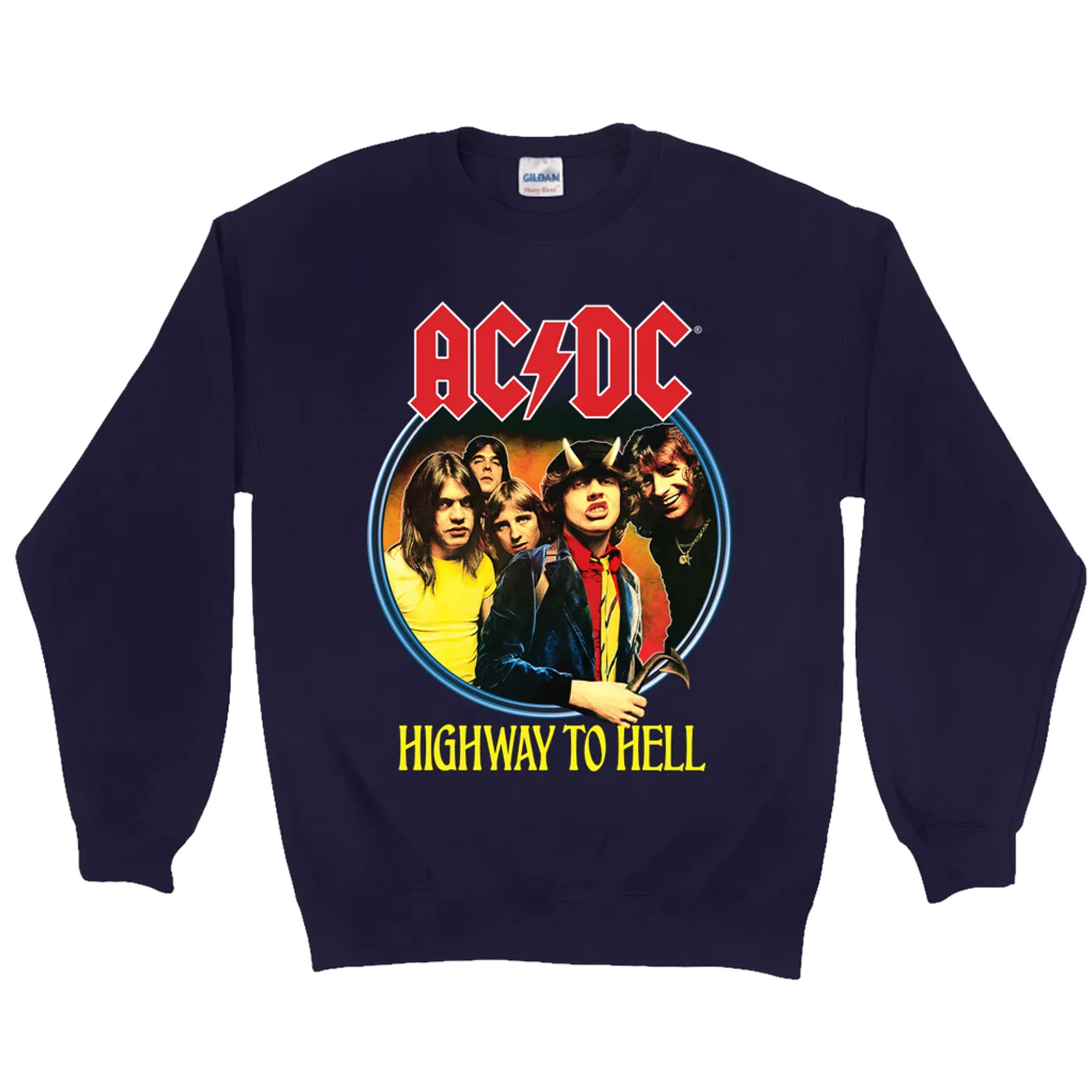 AC/DC Sweatshirt | Highway To Hell Group Design ACDC Sweatshirt