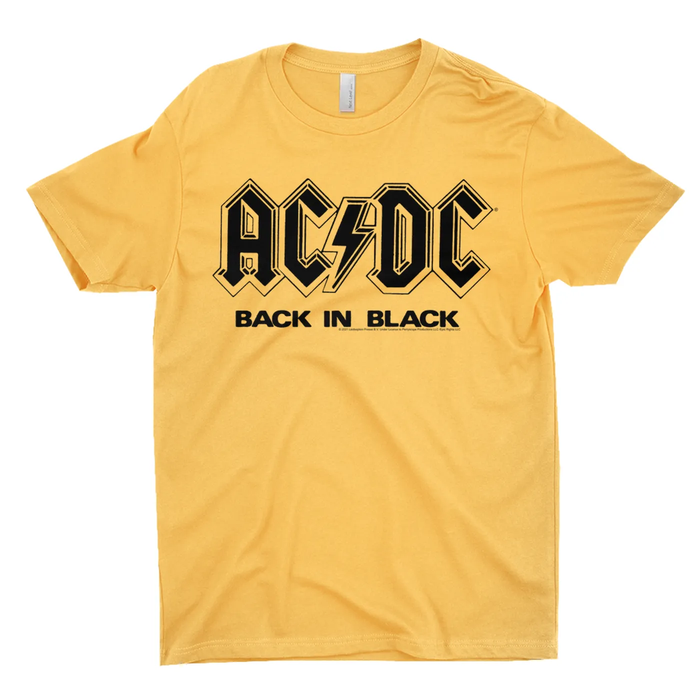 AC/DC T-Shirt | Back In Black Back In London Image ACDC Shirt