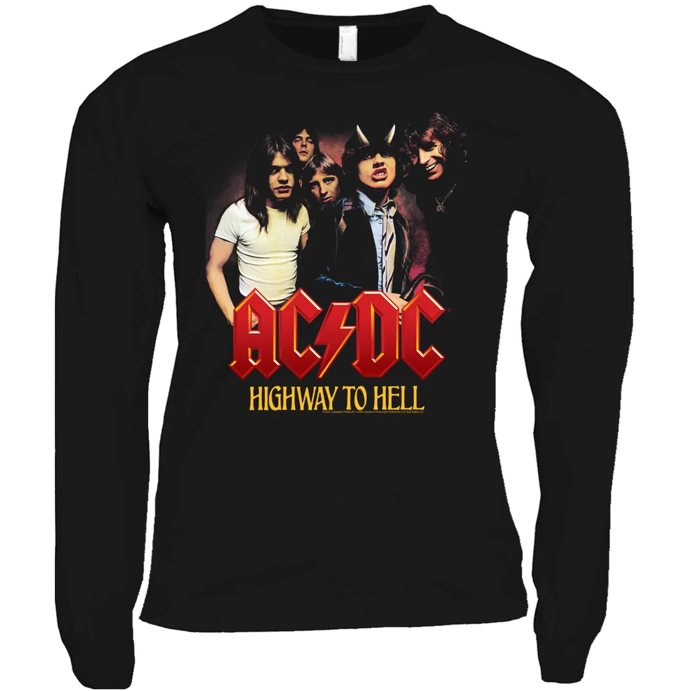 AC/DC Long Sleeve Shirt | Highway To Hell Album Cover Art ACDC Shirt
