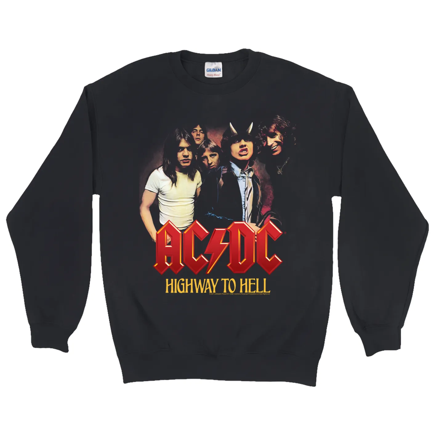 AC/DC Sweatshirt | Highway To Hell Album Cover Art ACDC Sweatshirt