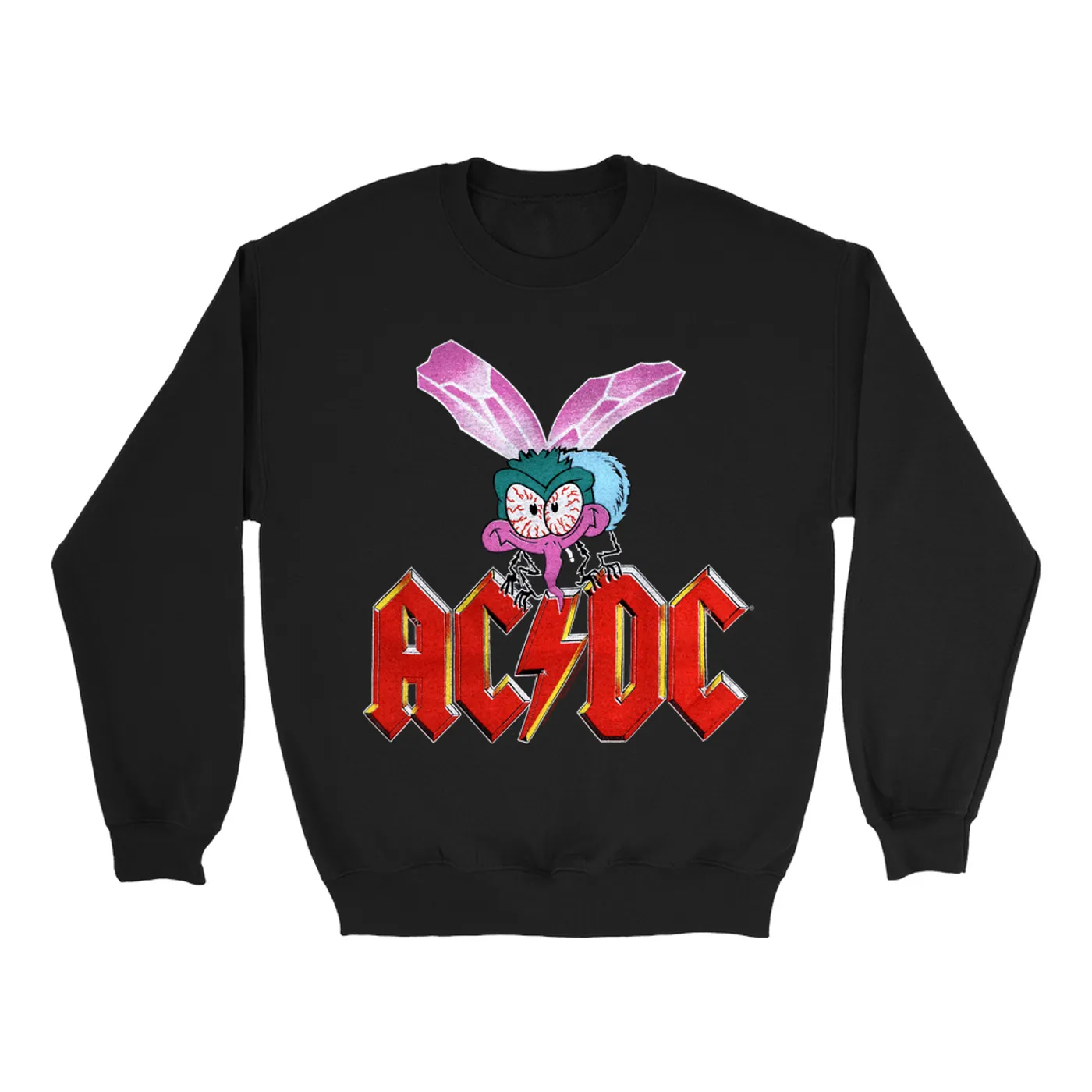AC/DC Sweatshirt | Fly On The Wall Concert Tour Poster ACDC Sweatshirt