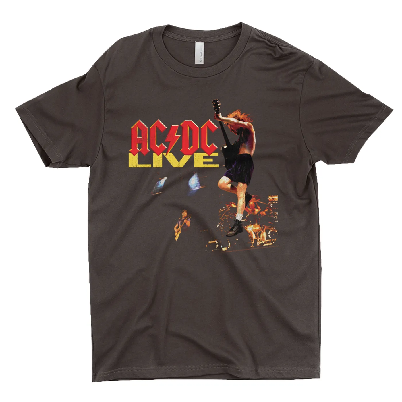 ACDC T-Shirt | AC/DC Live On Stage Design Distressed ACDC Shirt