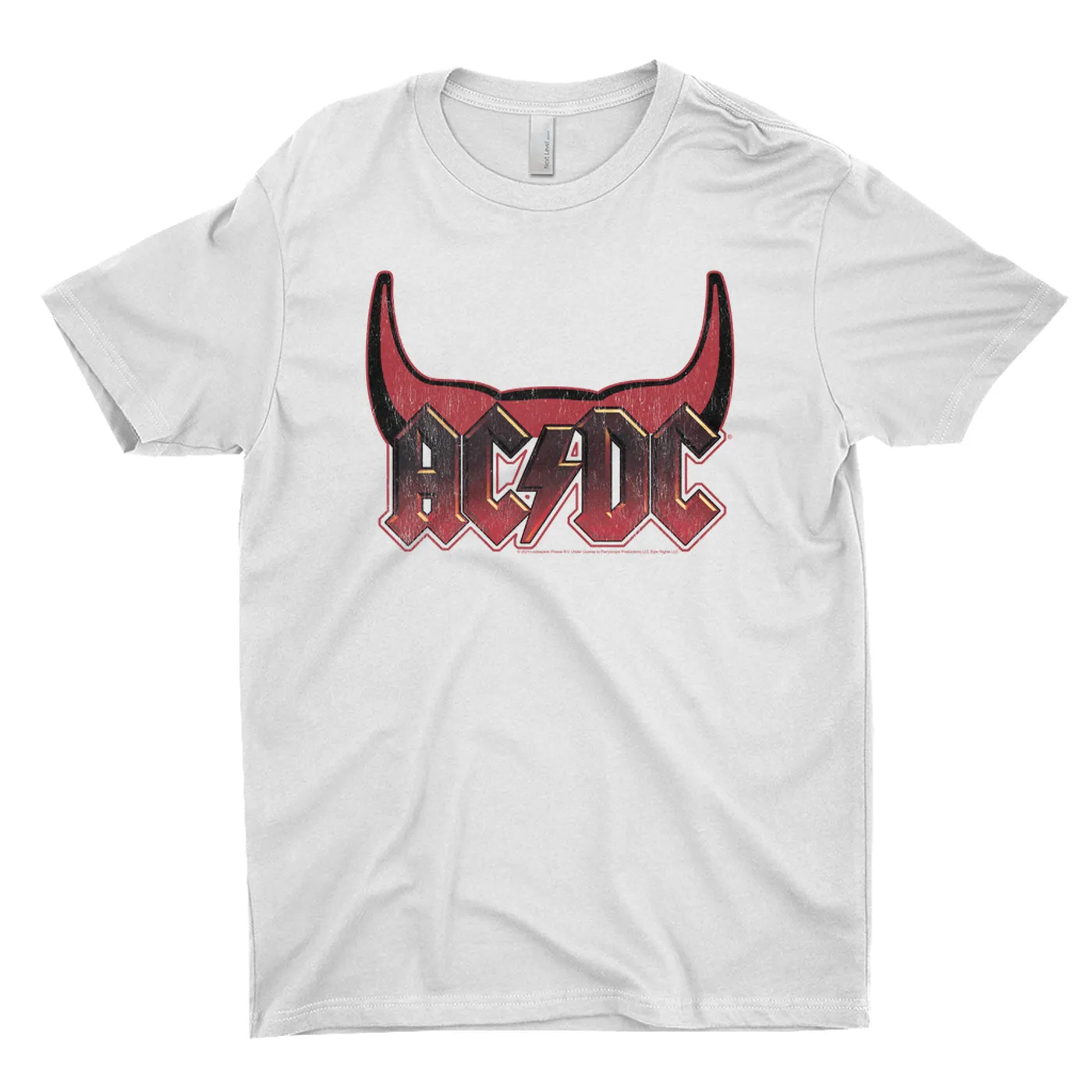 AC/DC T-Shirt | No Bull Red Design ACDC Shirt
