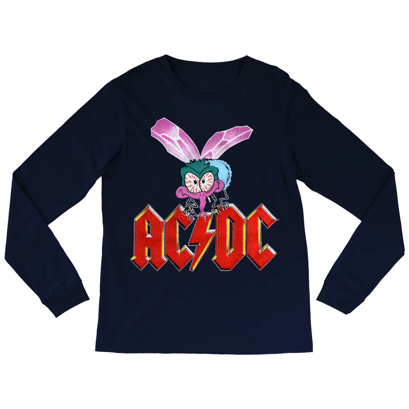 AC/DC Long Sleeve Shirt | Fly On The Wall Concert Tour Poster ACDC Shirt