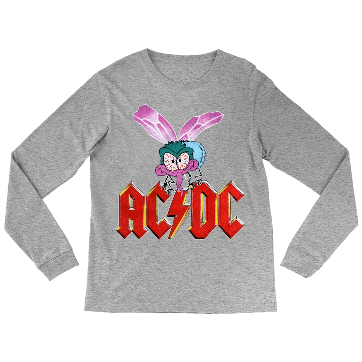 AC/DC Long Sleeve Shirt | Fly On The Wall Concert Tour Poster ACDC Shirt