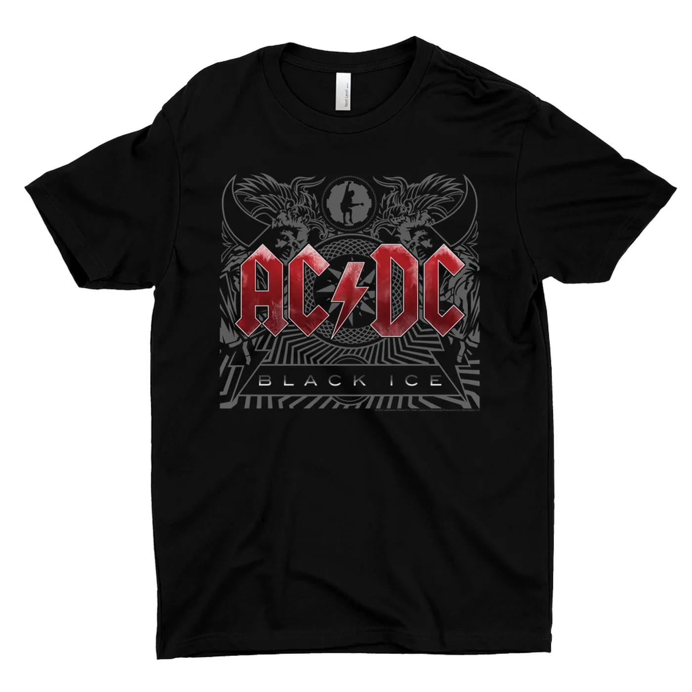 AC/DC T-Shirt | Black Ice Album Cover Art ACDC Shirt (Merchbar Exclusive)
