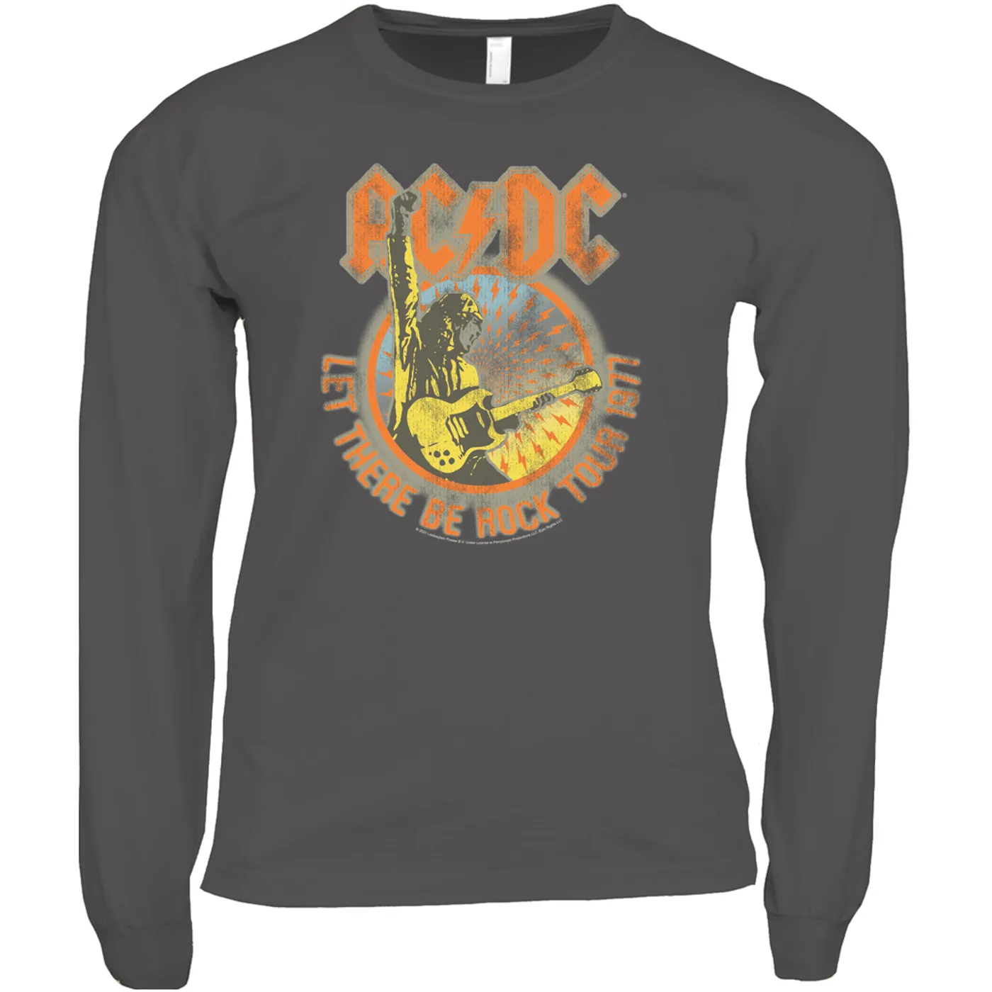 AC/DC Long Sleeve Shirt | Let There Be Rock Tour 1977 ACDC Shirt