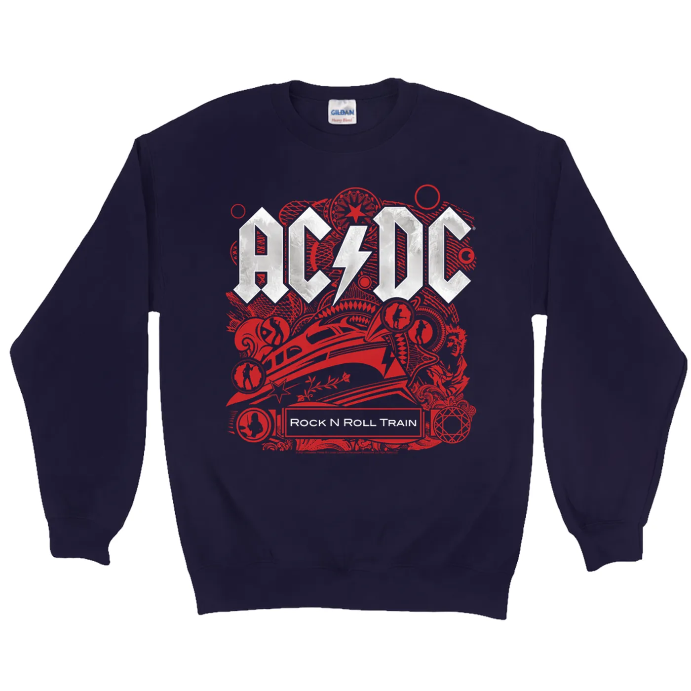 AC/DC Sweatshirt | Rock And Roll Train Album Cover Design ACDC Sweatshirt