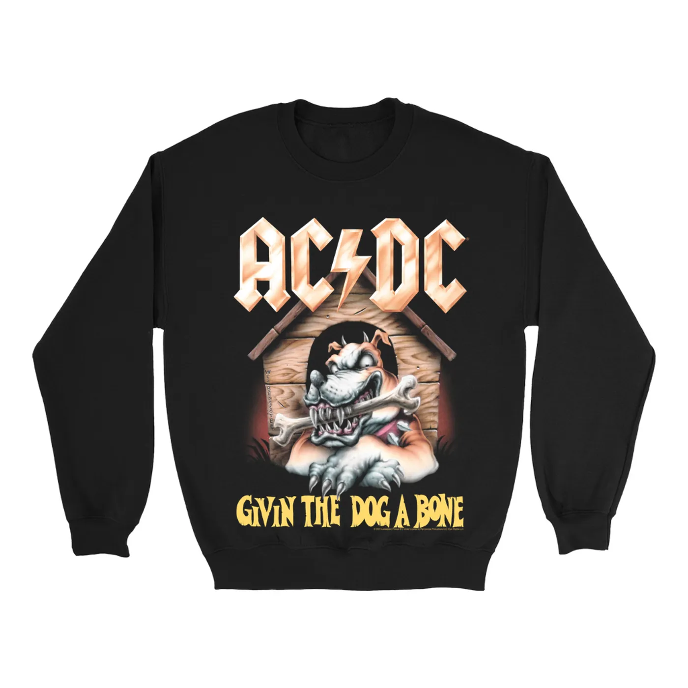 AC/DC Sweatshirt | Givin The Dog A Bone Design ACDC Sweatshirt