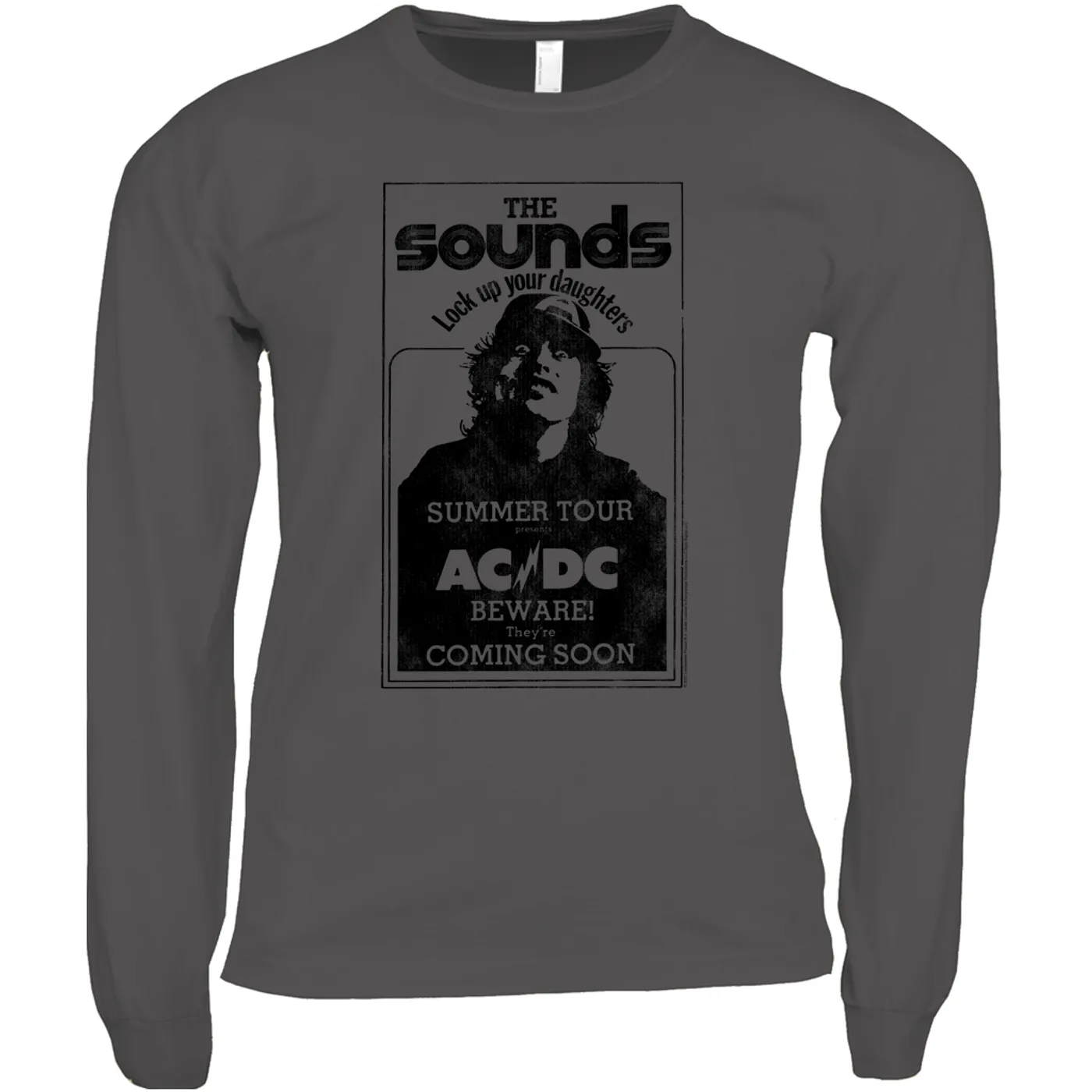 AC/DC Long Sleeve Shirt | The Sounds Summer Concert Tour ACDC Shirt