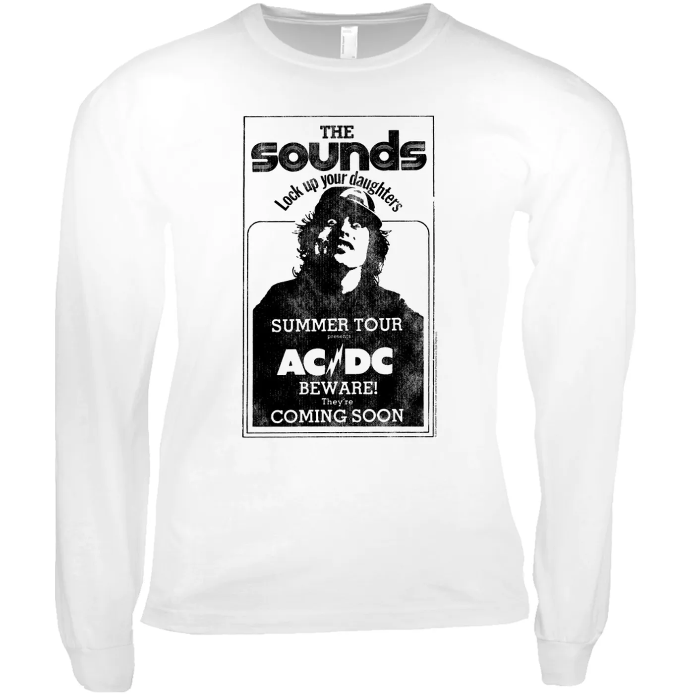 AC/DC Long Sleeve Shirt | The Sounds Summer Concert Tour ACDC Shirt