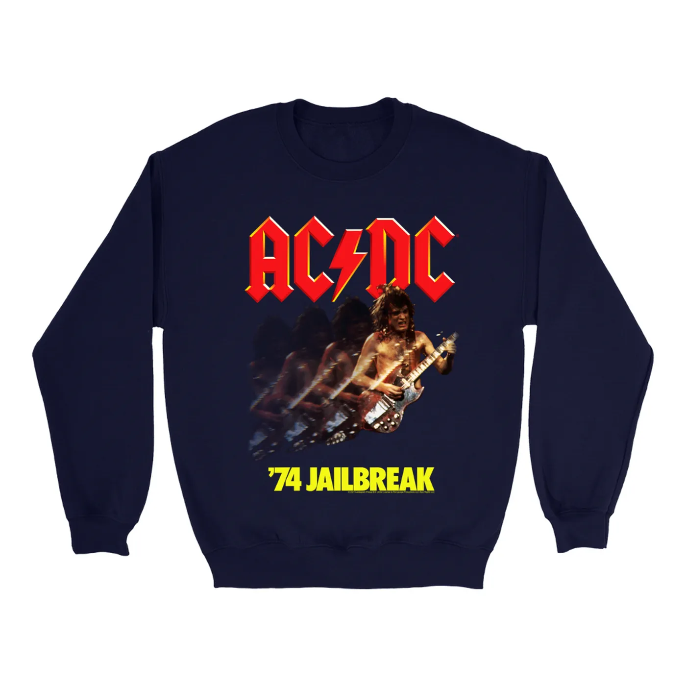 AC/DC Sweatshirt | JailBreak '74 Album Art ACDC Sweatshirt
