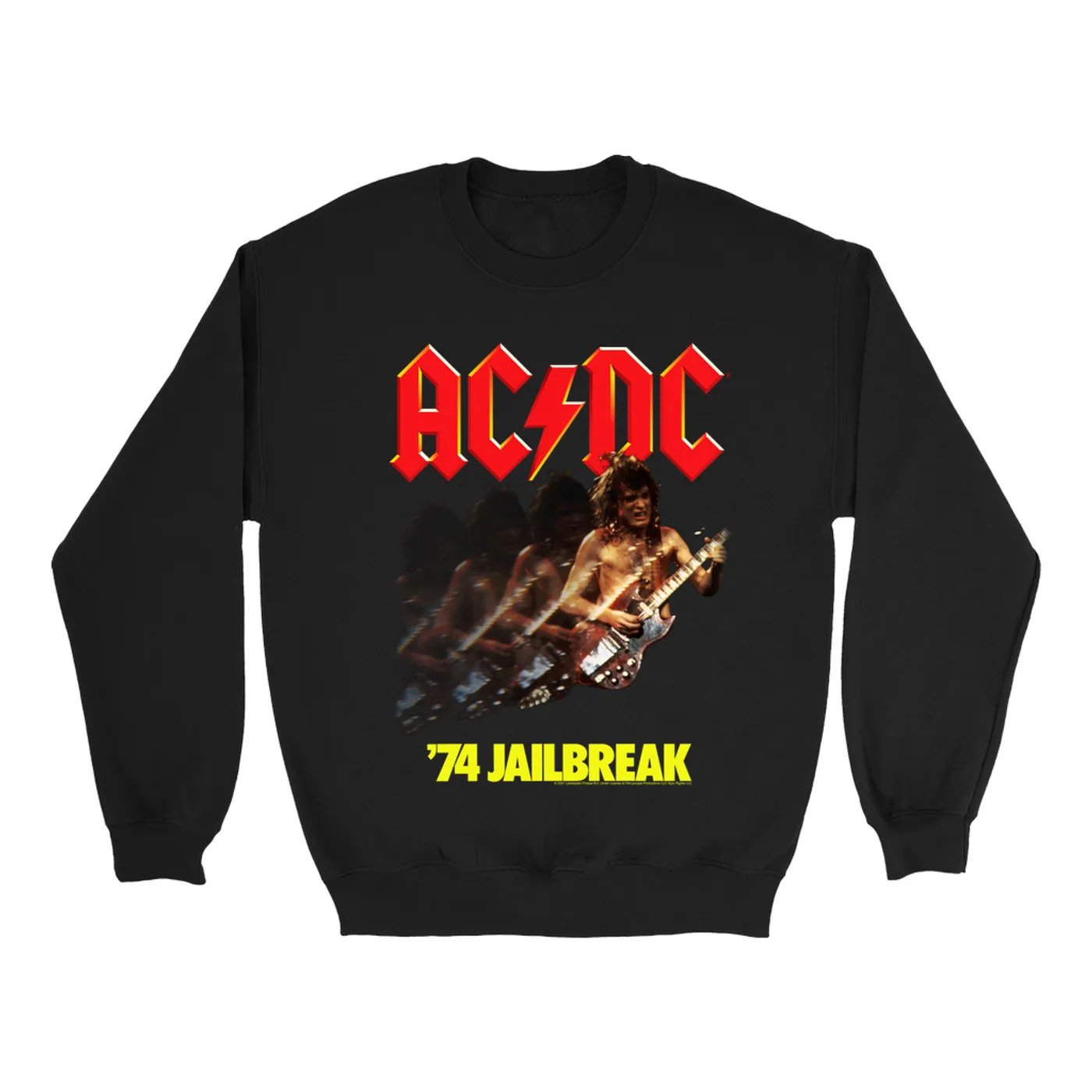 AC/DC Sweatshirt | JailBreak '74 Album Art ACDC Sweatshirt