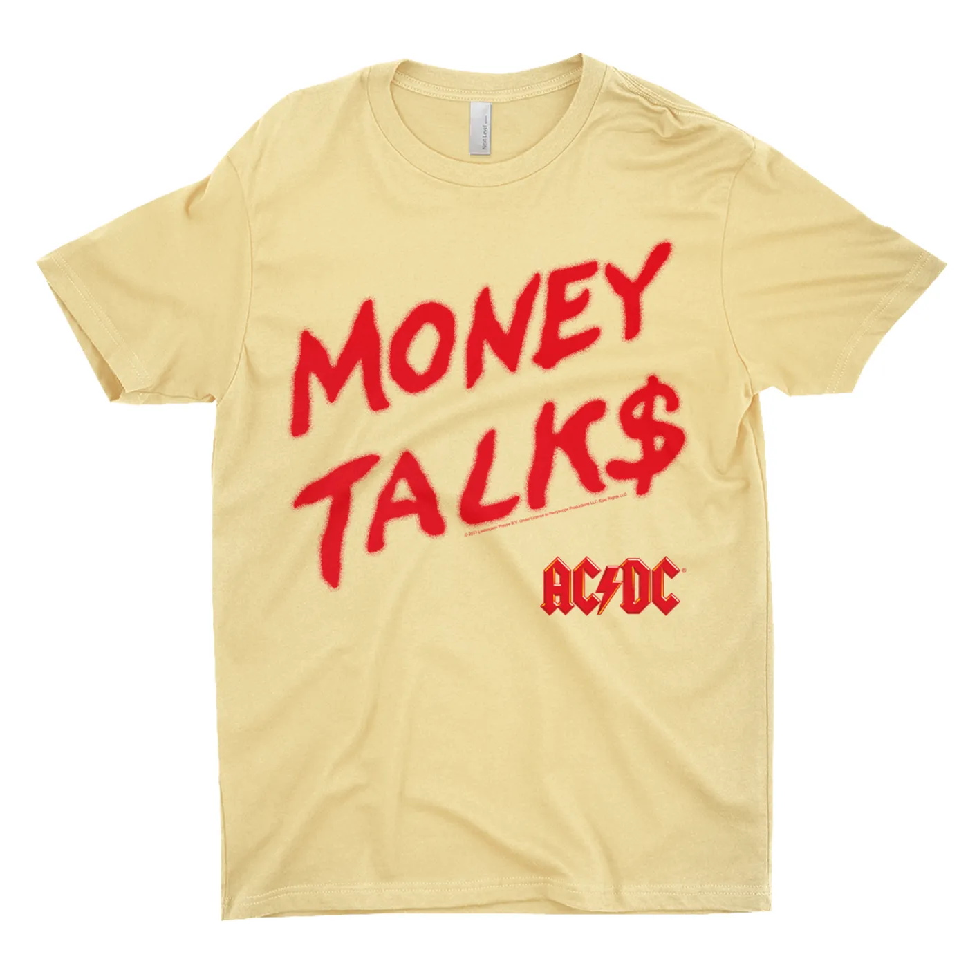 AC/DC T-Shirt | Money Talks Spray Paint Image ACDC Shirt