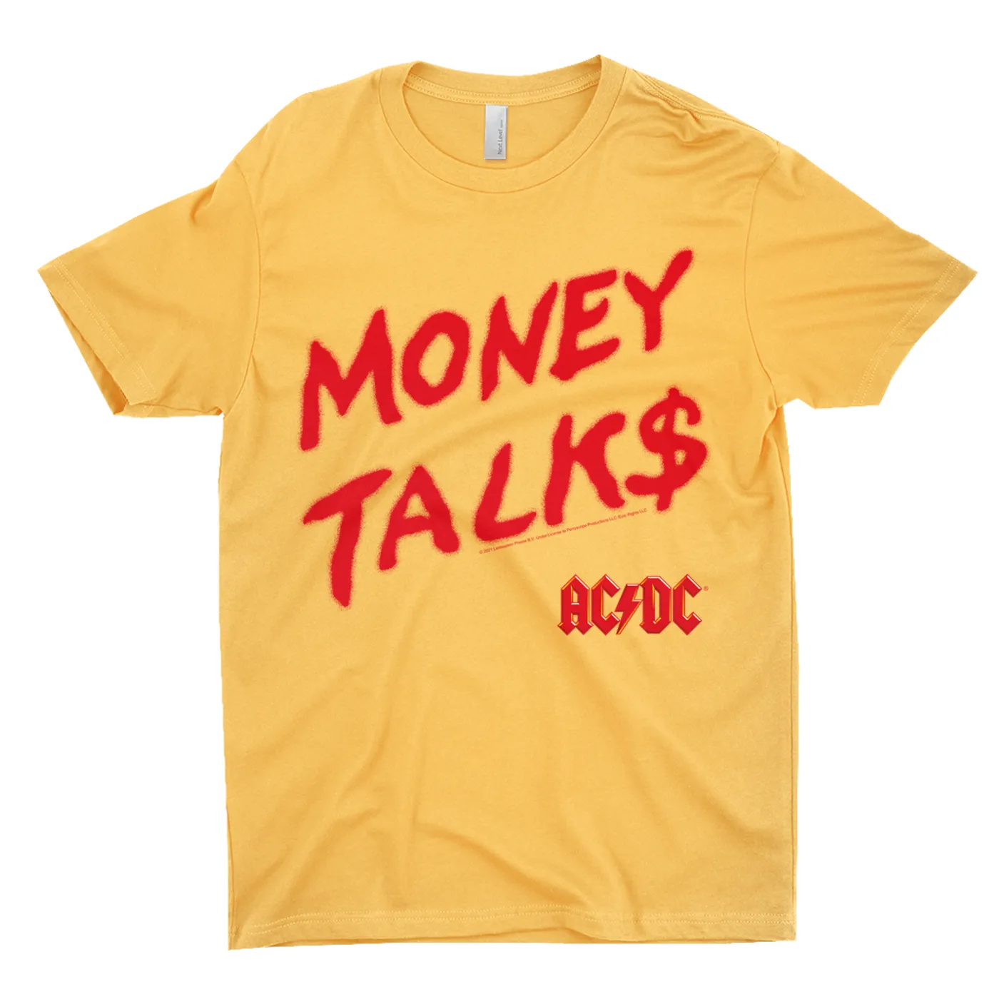 AC/DC T-Shirt | Money Talks Spray Paint Image ACDC Shirt