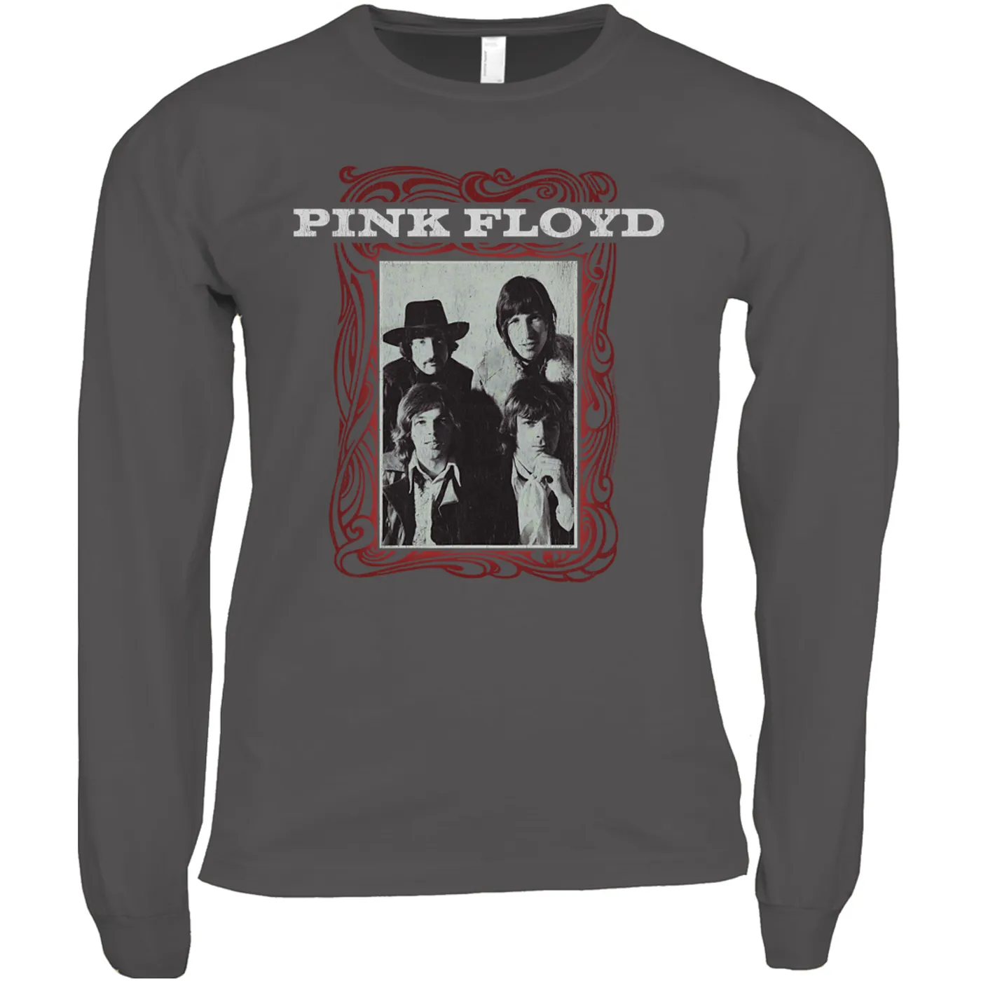 Pink Floyd Long Sleeve Shirt | Point Me To The Sky Framed Album Art Distressed Pink Floyd Shirt (Merchbar Exclusive)