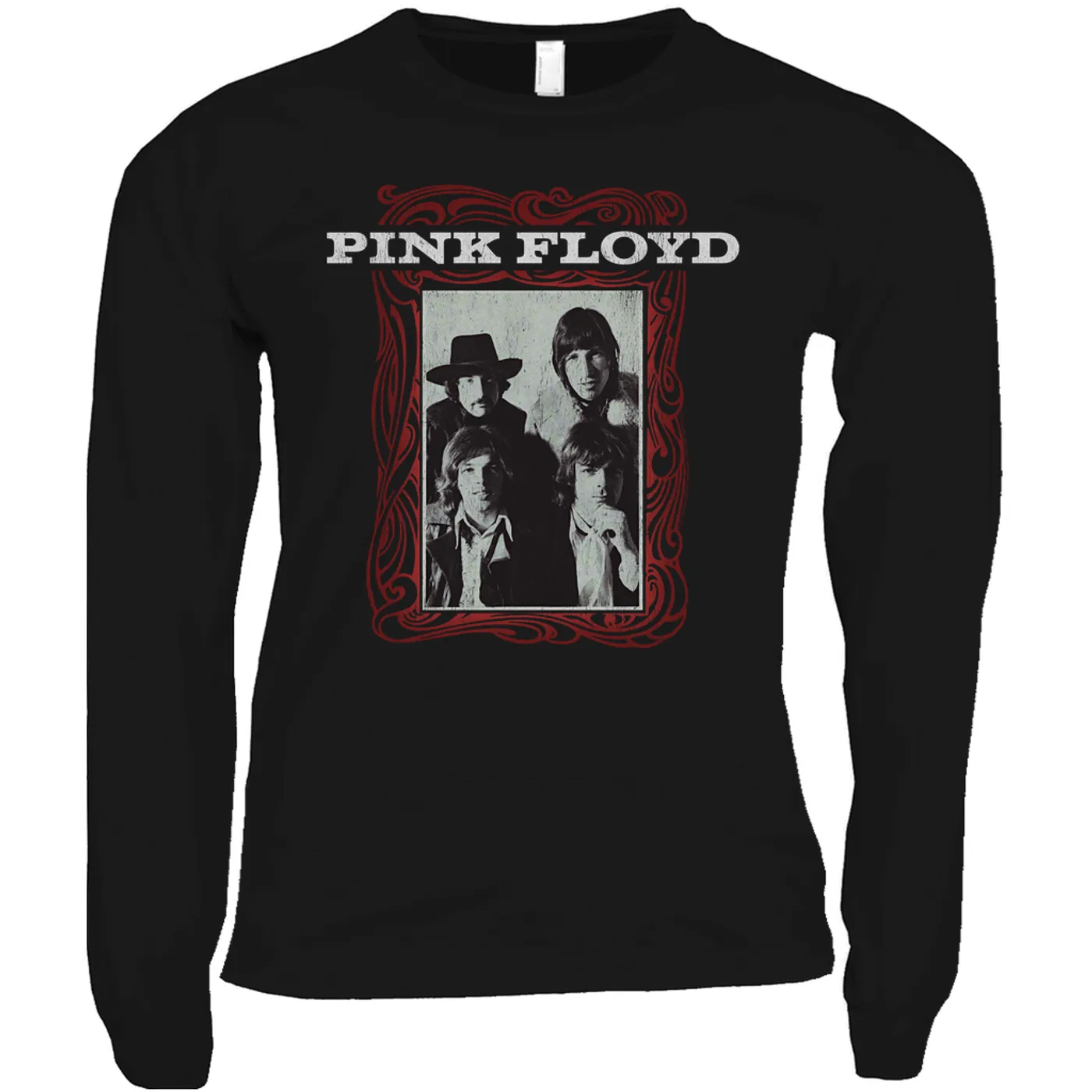 Pink Floyd Long Sleeve Shirt | Point Me To The Sky Framed Album Art Distressed Pink Floyd Shirt (Merchbar Exclusive)