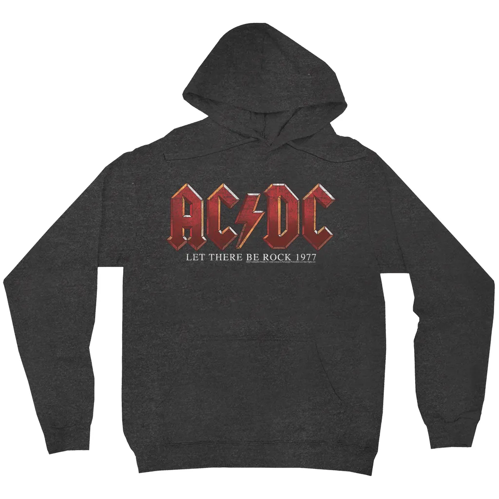 Hoodie | Let There Be Rock 1977 Design Distressed Hoodie