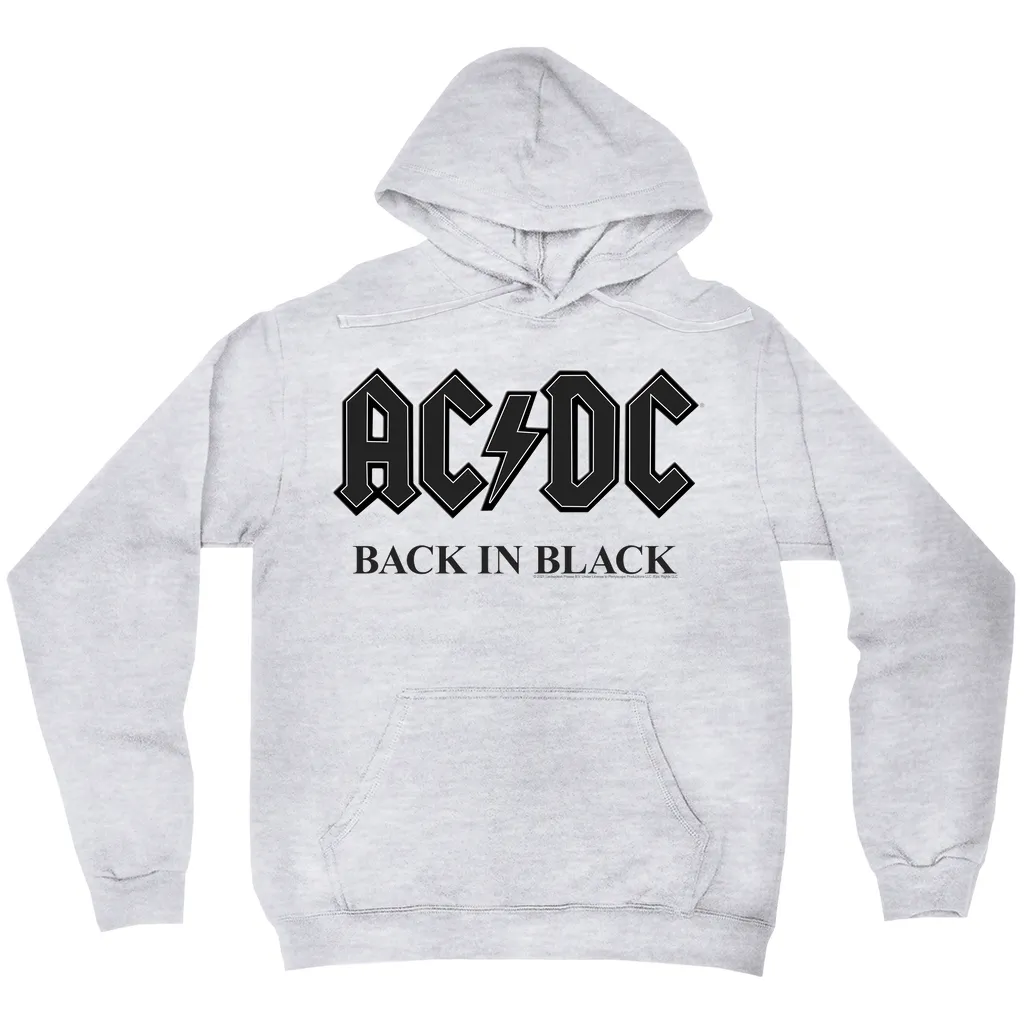 Hoodie | Back In Black Charcoal Design Hoodie