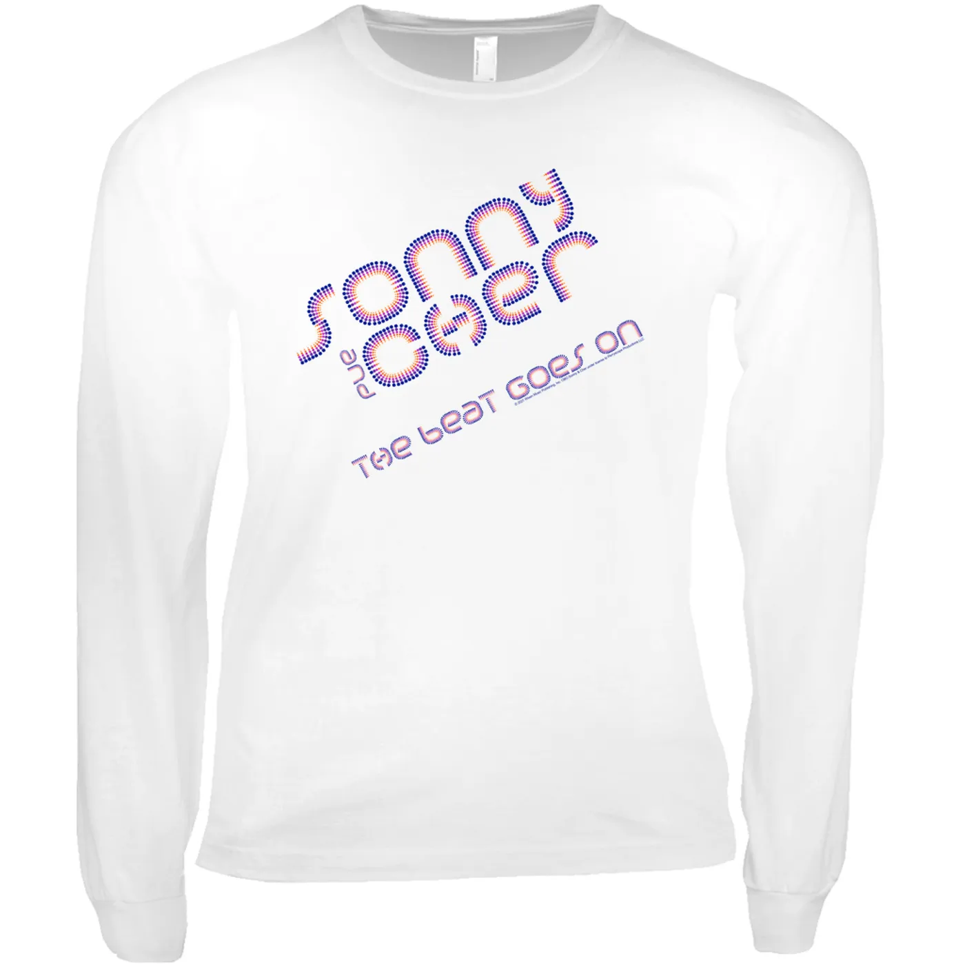 Sonny & Cher Long Sleeve Shirt | The Beat Goes On Colorful Logo Sonny And Cher Shirt