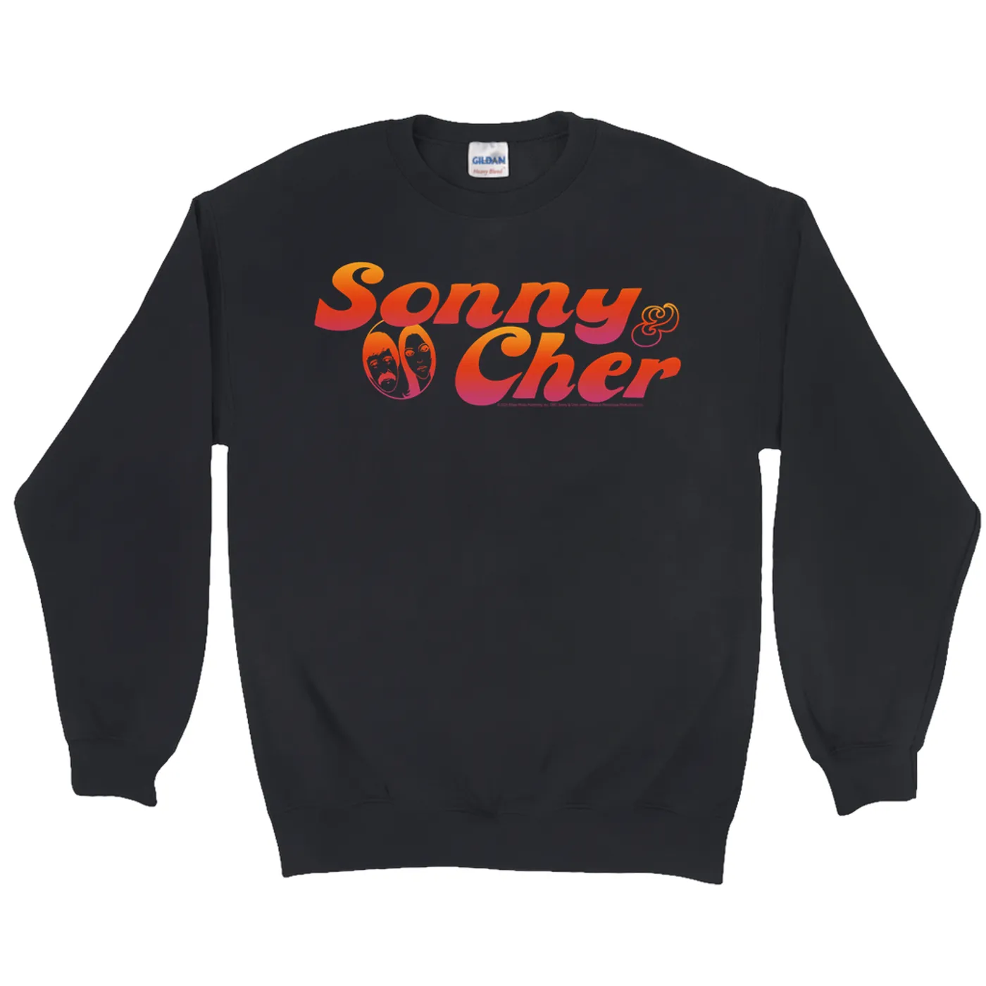 Sonny & Cher Sweatshirt | Comedy Hour TV Show Logo Sonny And Cher Sweatshirt