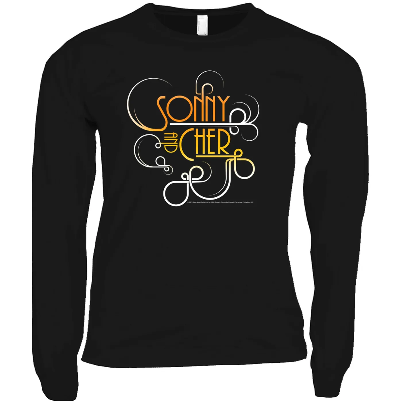 Sonny & Cher Long Sleeve Shirt | Mod TV Retro Logo Sonny And Cher Shirt (Merchbar Exclusive)