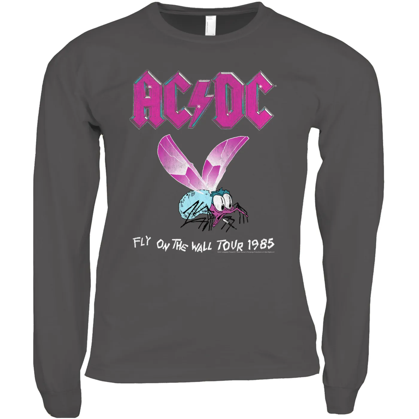 AC/DC Long Sleeve Shirt | Fly On The Wall Tour 1985 ACDC Shirt