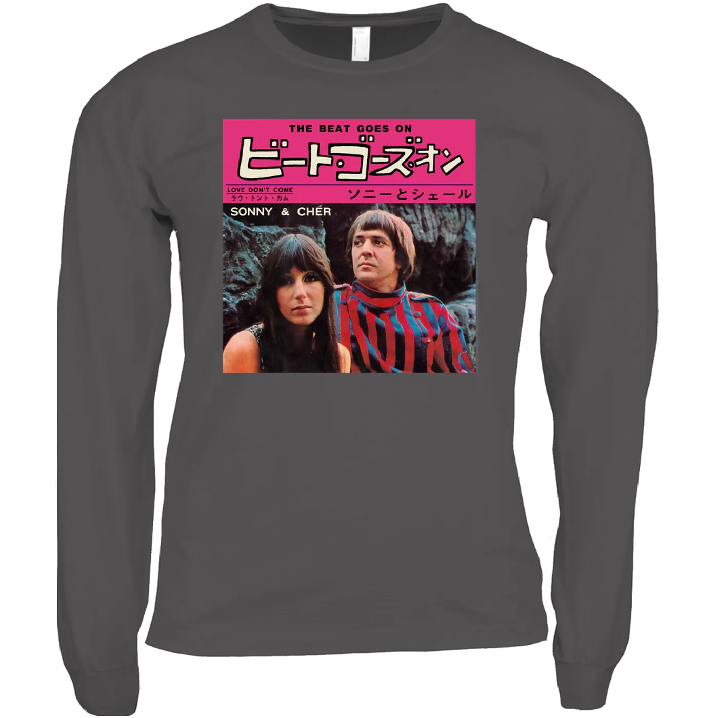 Sonny & Cher Long Sleeve Shirt | The Beat Goes On Japan Album Sonny And Cher Shirt