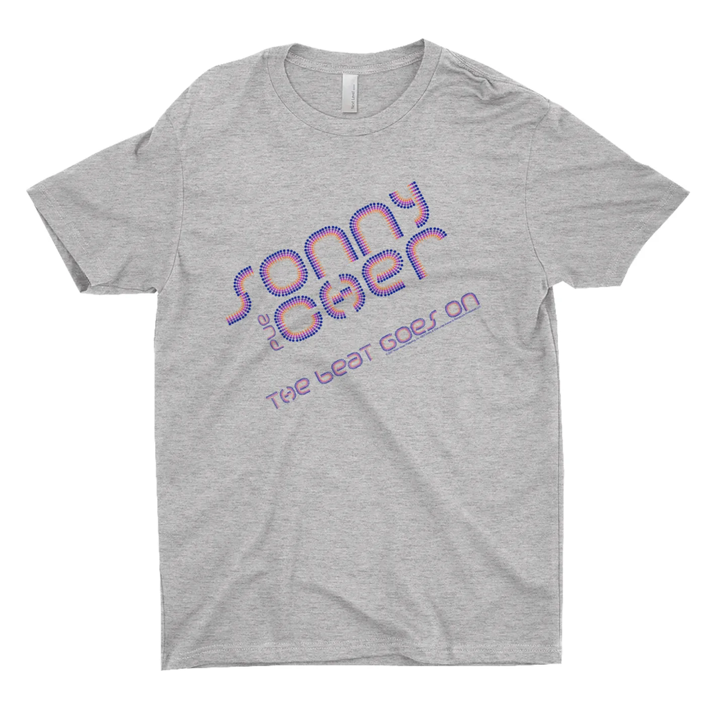 Sonny & Cher T-Shirt | The Beat Goes On Colorful Logo Sonny And Cher Shirt