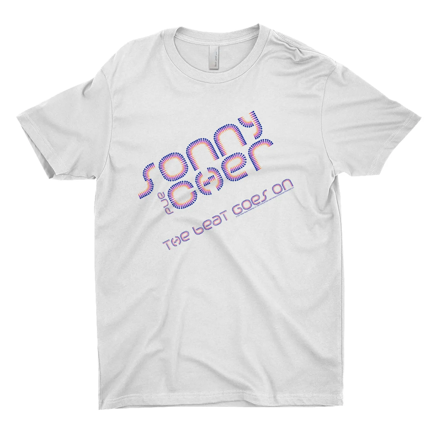Sonny & Cher T-Shirt | The Beat Goes On Colorful Logo Sonny And Cher Shirt