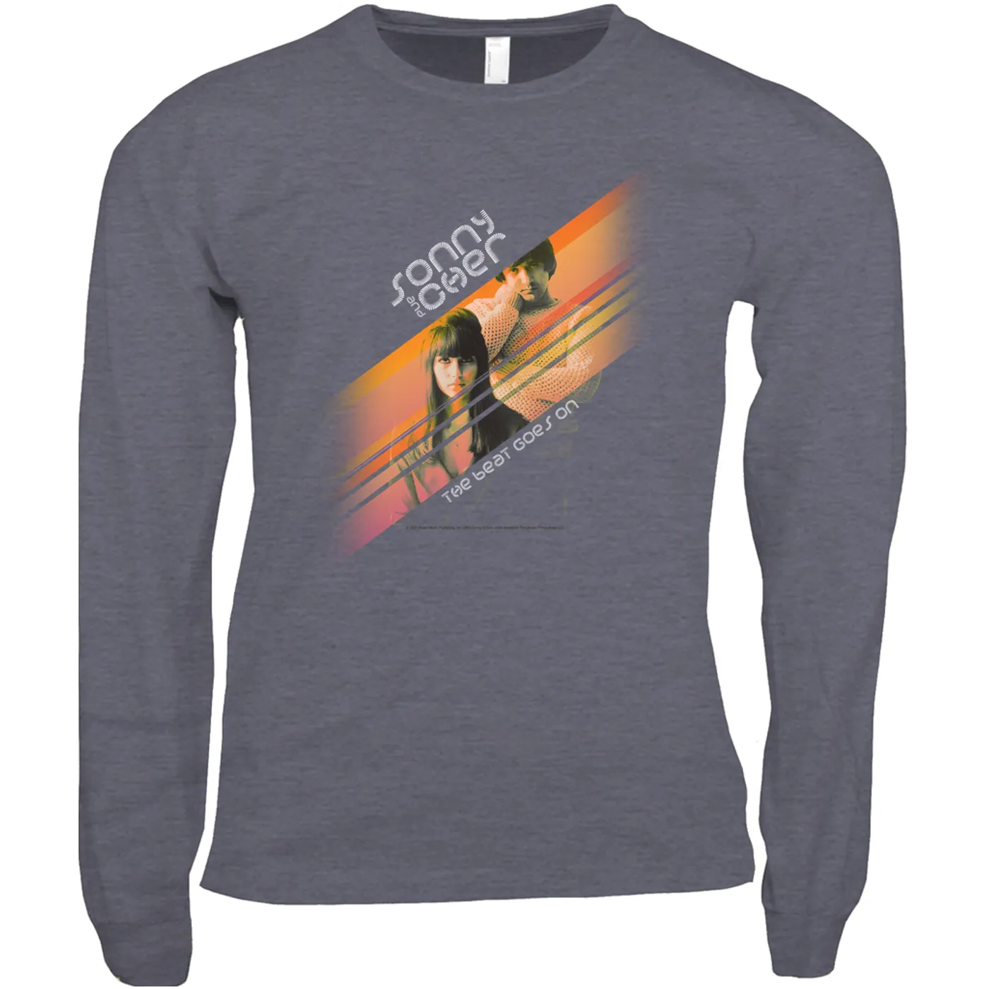 Sonny & Cher Long Sleeve Shirt | The Beat Goes On Orange Stripes Sonny And Cher Shirt