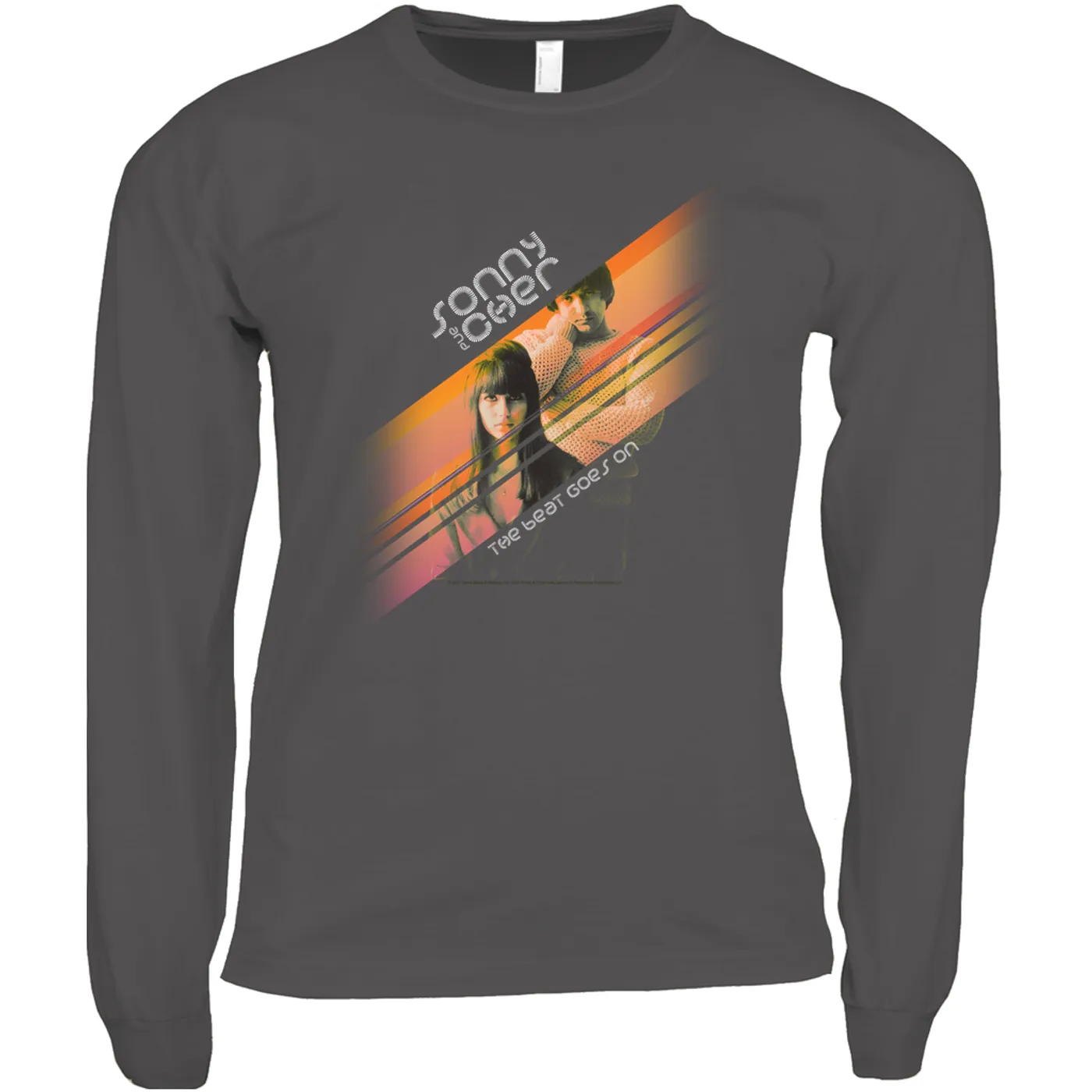 Sonny & Cher Long Sleeve Shirt | The Beat Goes On Orange Stripes Sonny And Cher Shirt