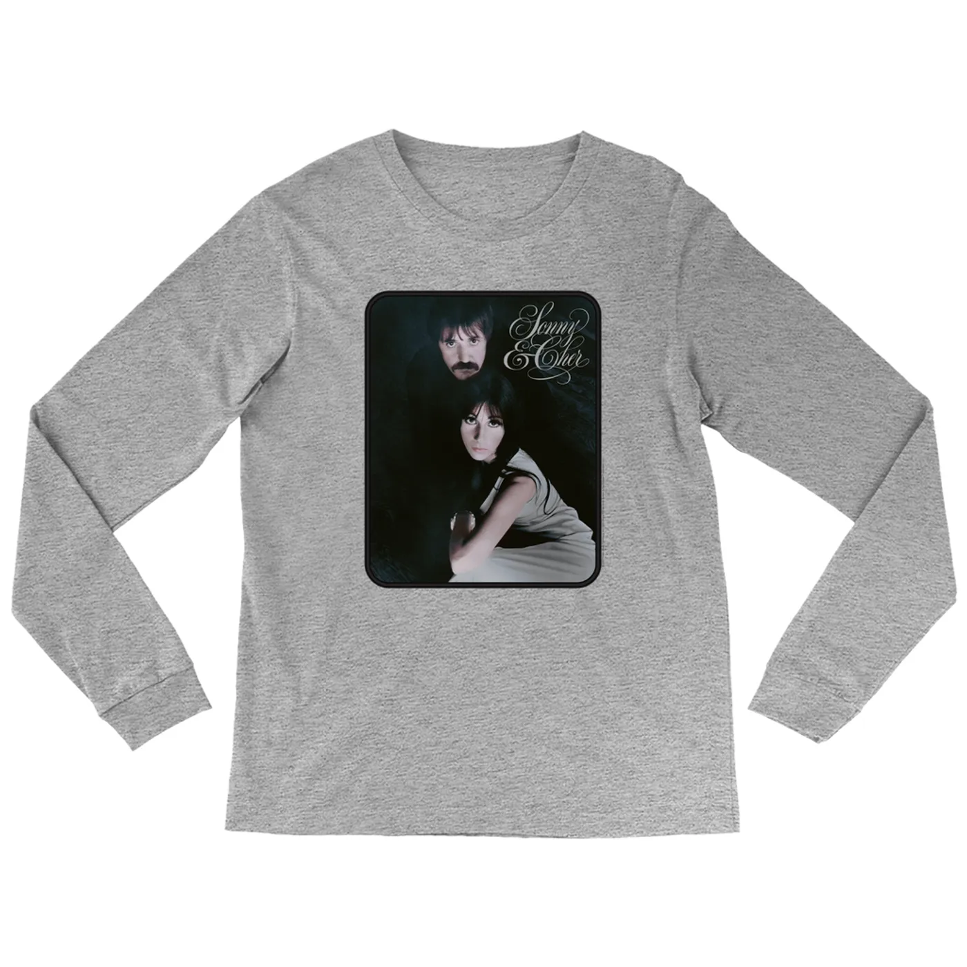 Sonny & Cher Long Sleeve Shirt | The Two Of Us Frame Photo And Logo Sonny And Cher Shirt