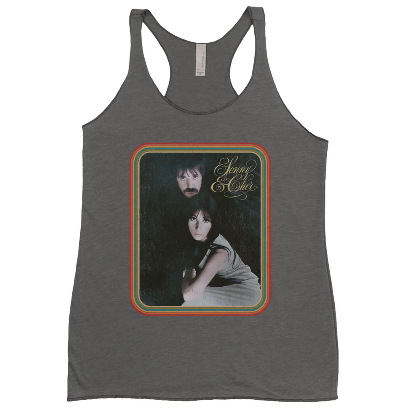 Sonny & Cher Ladies' Tank Top | The Two Of Us Retro Fame And Logo Sonny and Cher Shirt (Merchbar Exclusive)