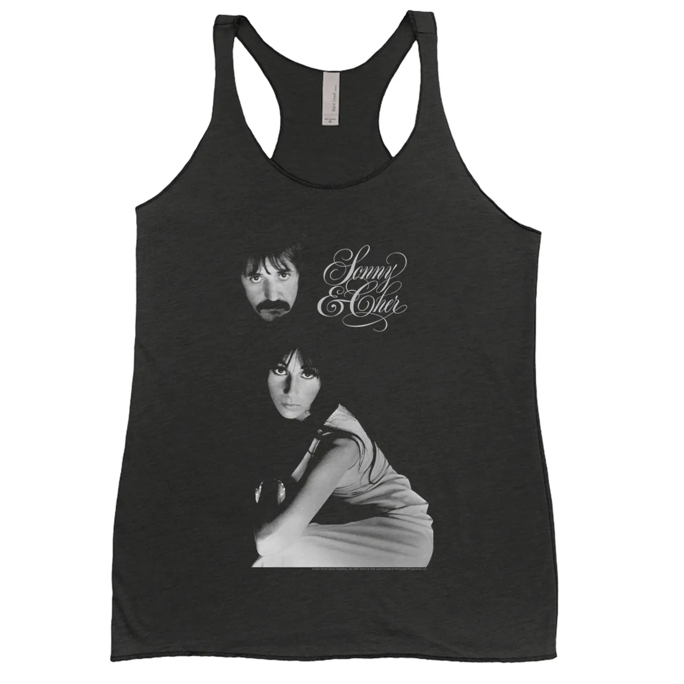 Sonny & Cher Ladies' Tank Top | The Two Of Us Photo And Logo Sonny and Cher Shirt (Merchbar Exclusive)