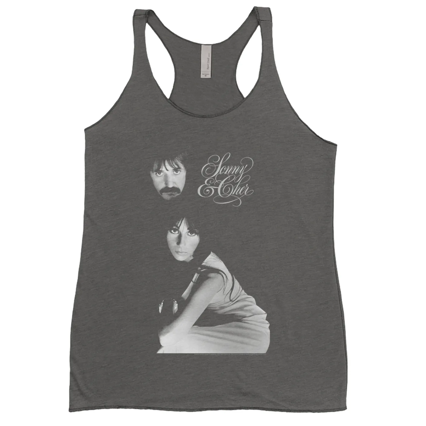Sonny & Cher Ladies' Tank Top | The Two Of Us Photo And Logo Sonny and Cher Shirt (Merchbar Exclusive)