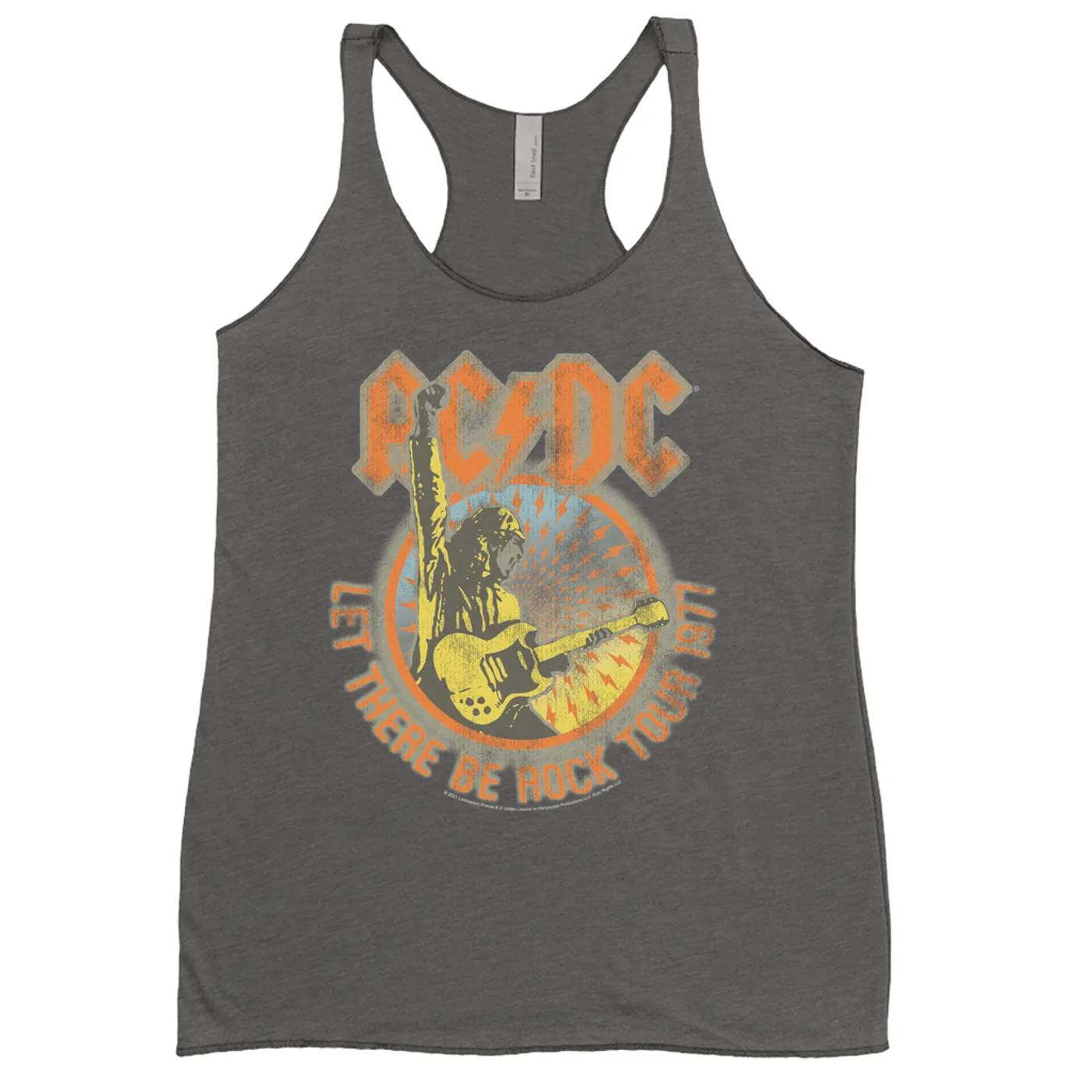 AC/DC Ladies' Tank Top | Let There Be Rock Tour 1977 ACDC Shirt