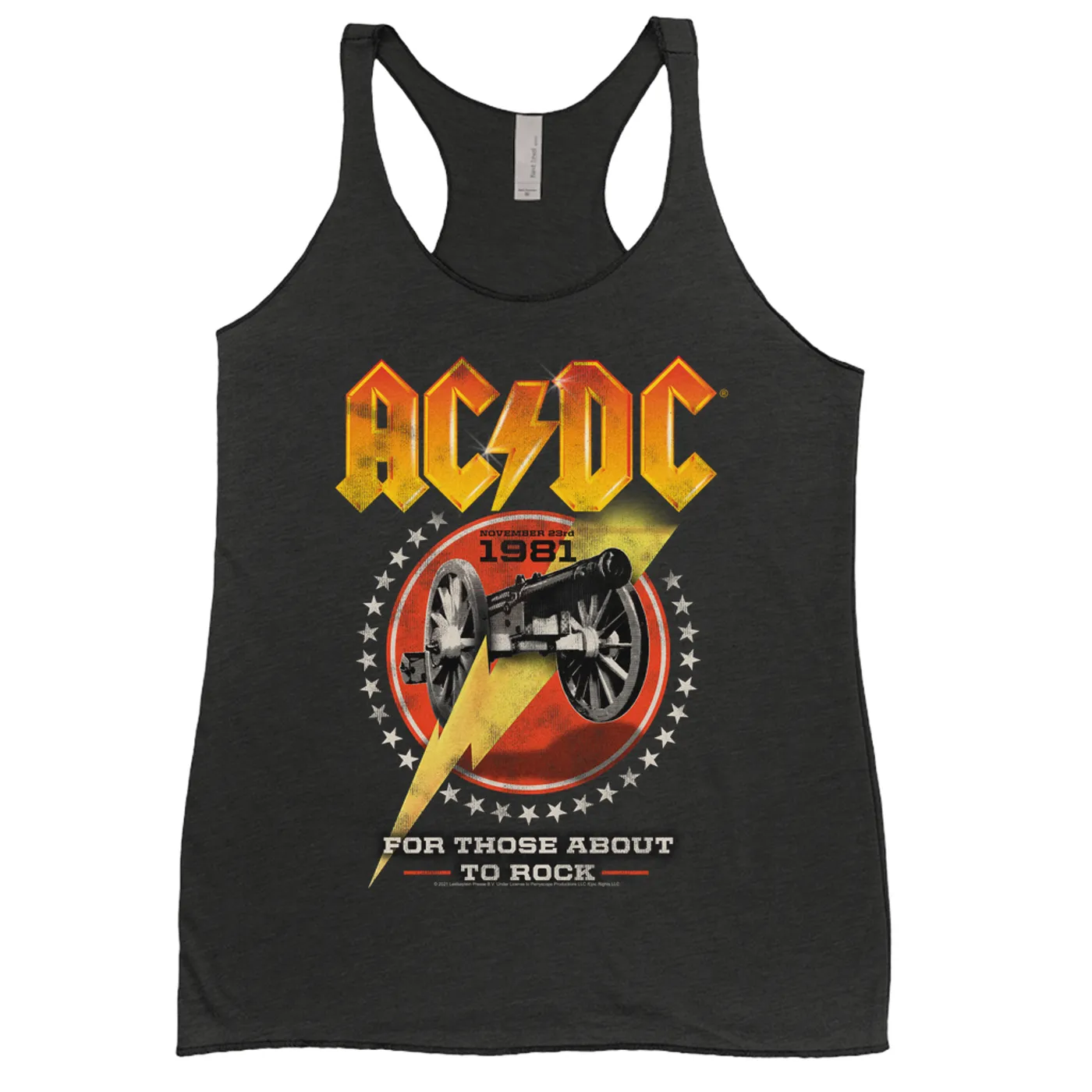 AC/DC Ladies' Tank Top | For Those About To Rock Tour 1981 ACDC Shirt