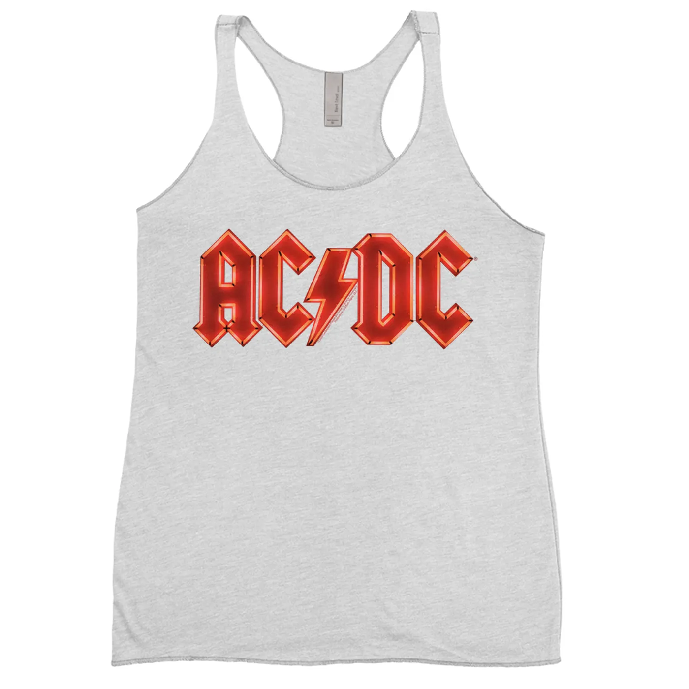 ACDC Ladies' Tank Top | AC/DC Neon Lights Logo ACDC Shirt