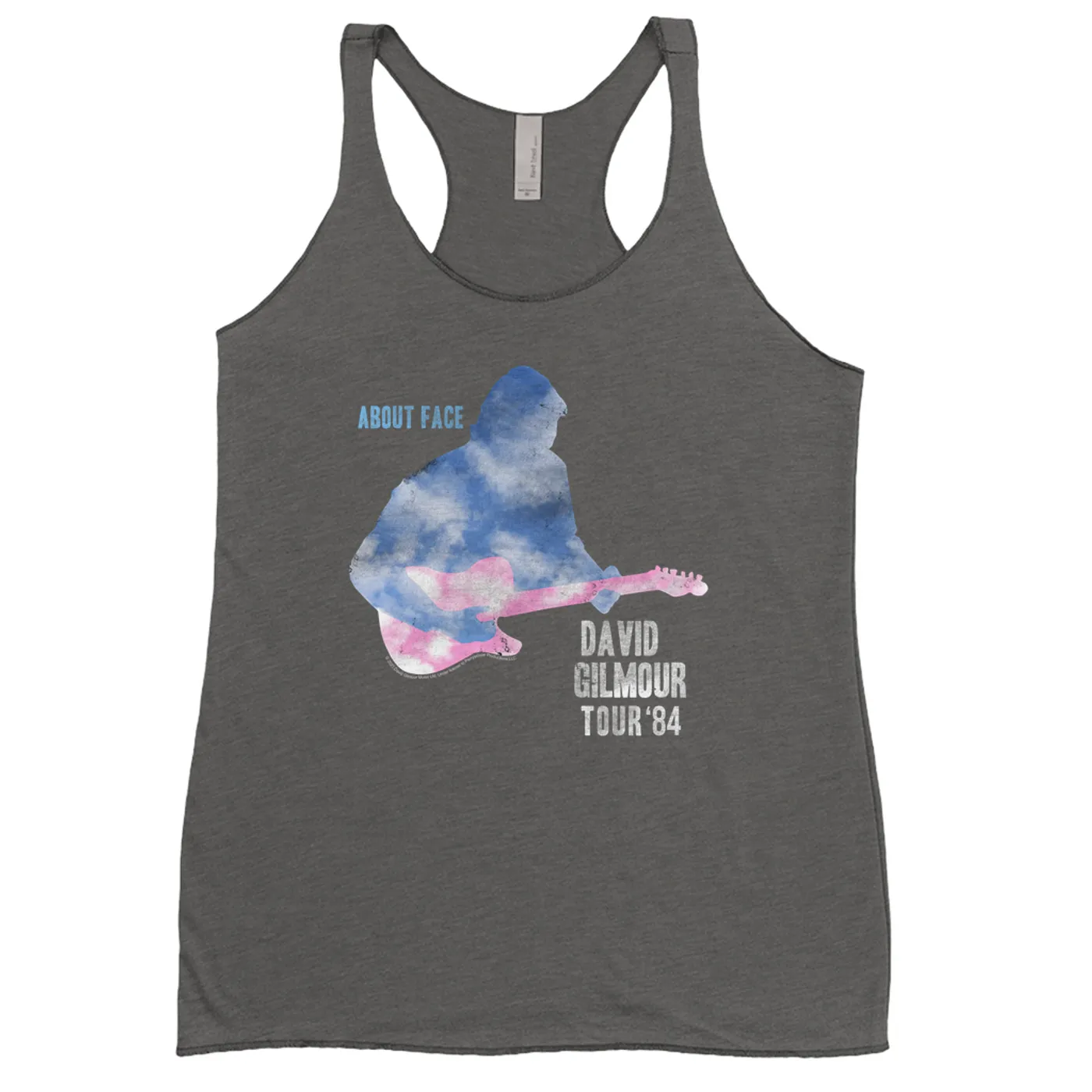 David Gilmour Ladies' Tank Top | About Face Concert Tour David Gilmour Shirt