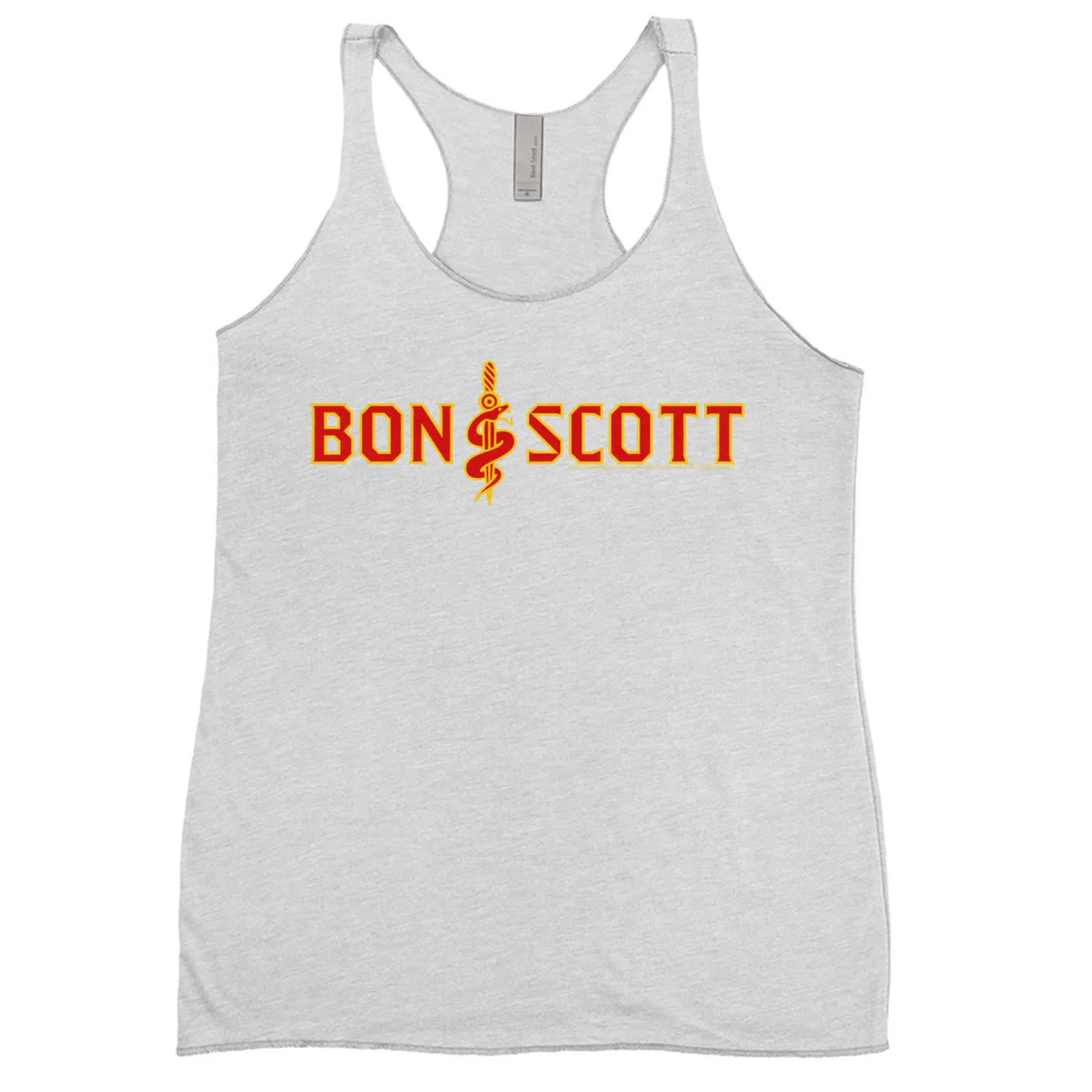 Bon Scott Ladies' Tank Top | Bon Dagger And Snake Bon Scott Shirt