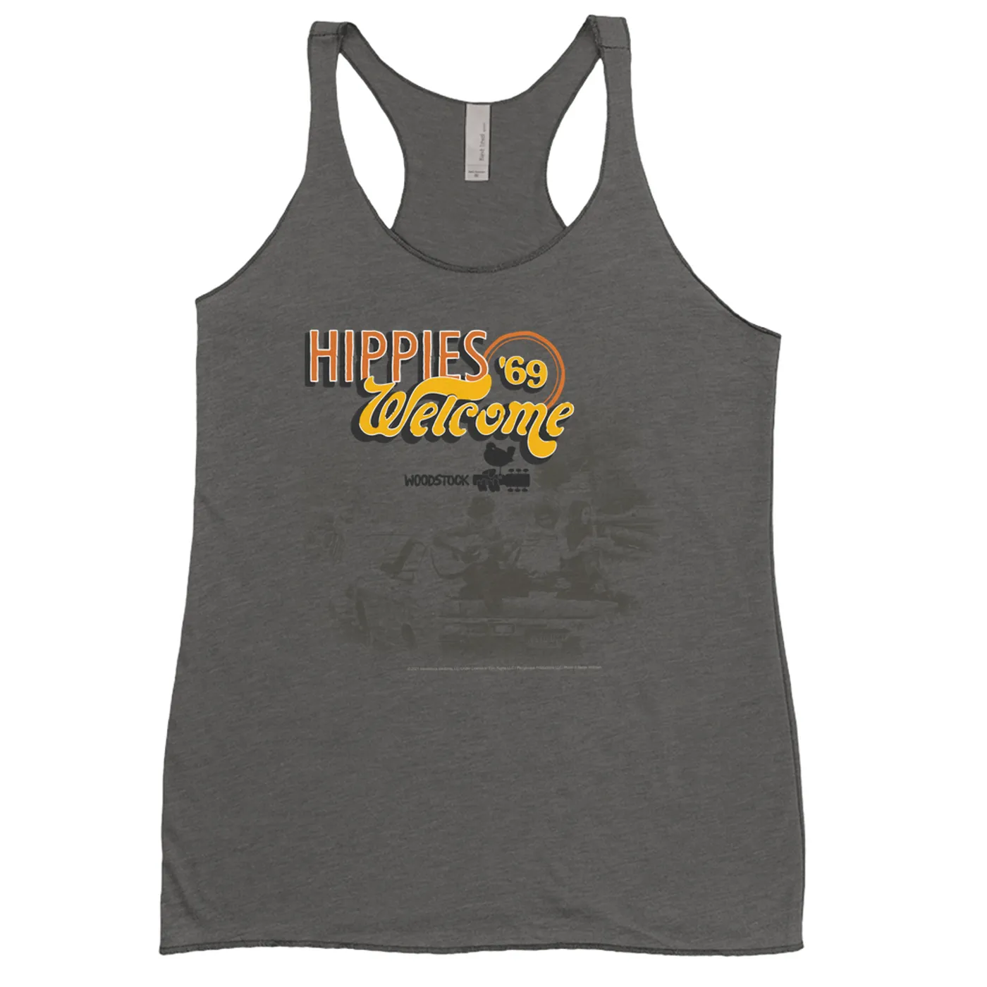 Woodstock Ladies' Tank Top | Hippies Welcome 1969 Woodstock Shirt